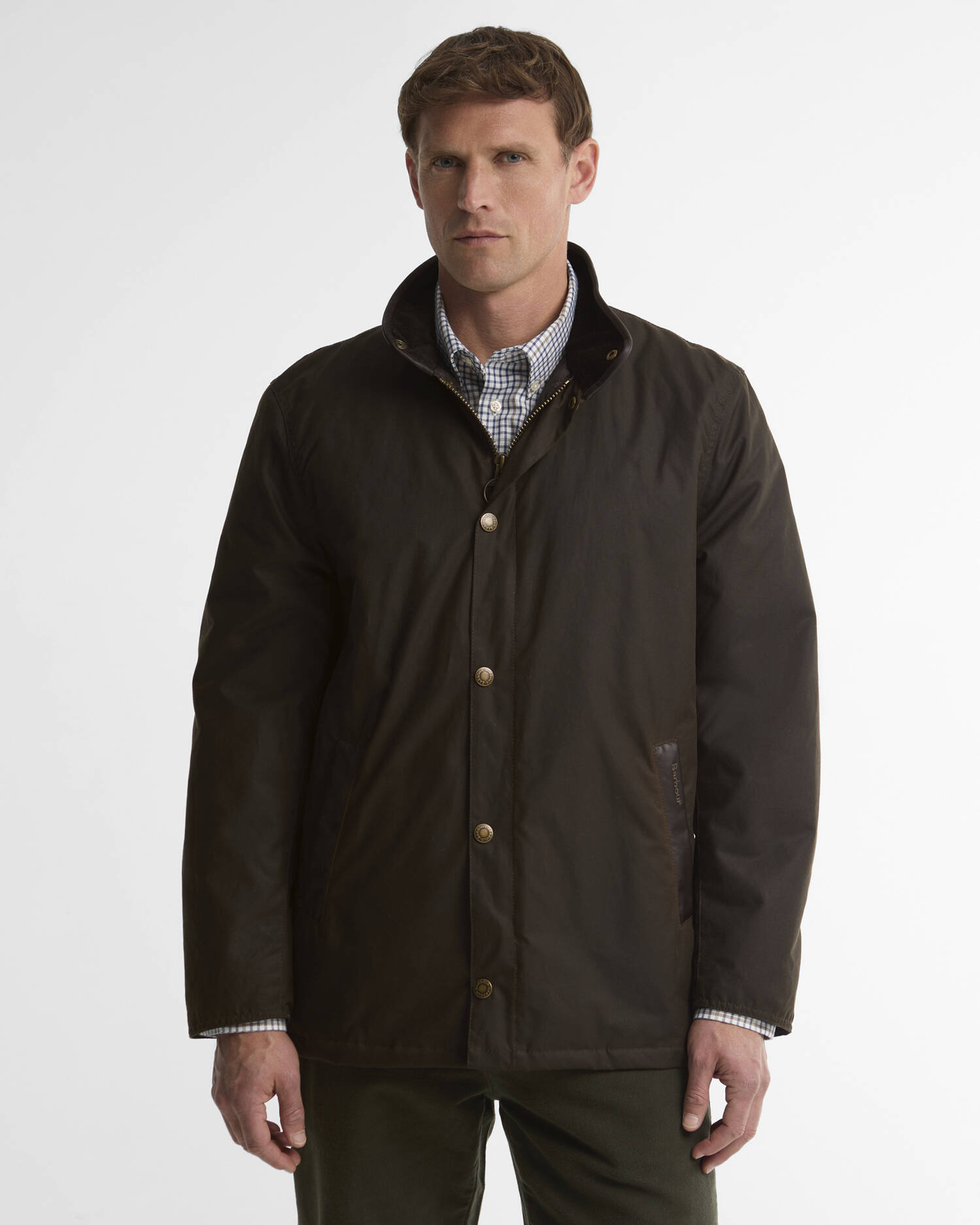 Giacca cerata Crayton Olive image number 0