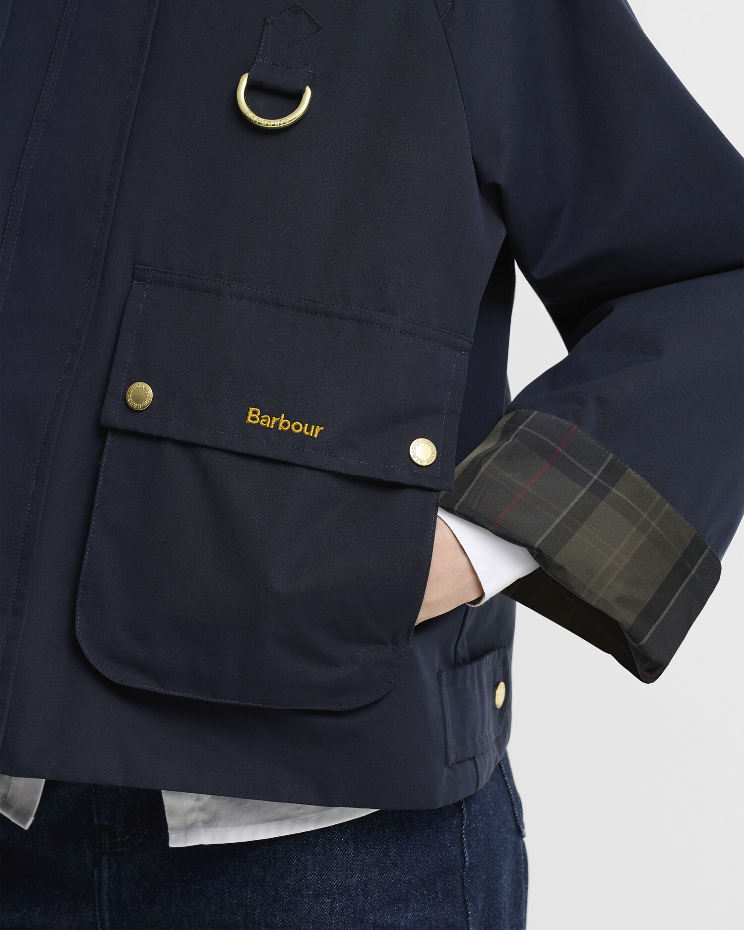 Terrington Showerproof Jacket Dk Navy/Shadow Classic