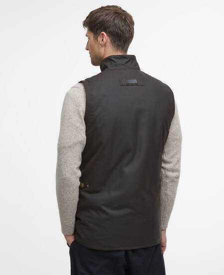 Westmorland Waxed Gilet Olive