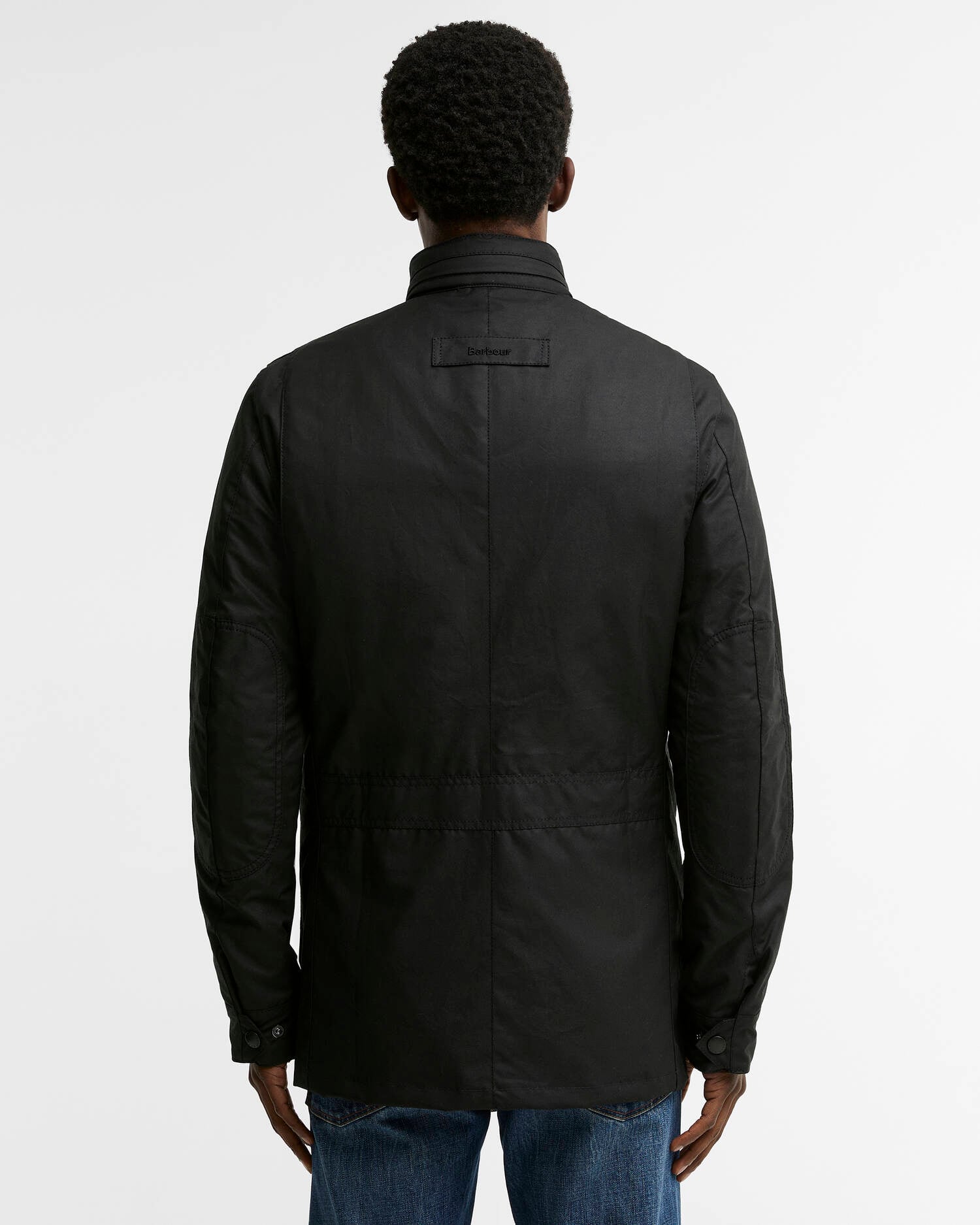 Corbridge Waxed Jacket Black-Classic image number 2