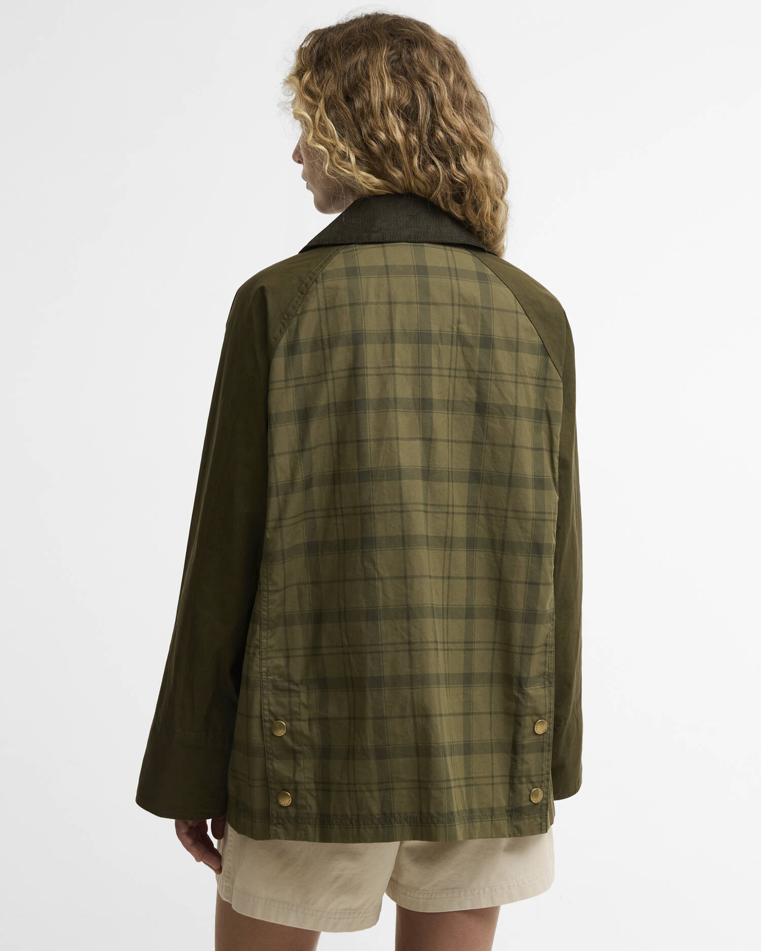 Modern Tartan Beadnell Casual Jacket Dusky Green Tartan/Highland Olive image number 2