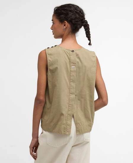 Bluse Josie Sleeveless Bleached Olive