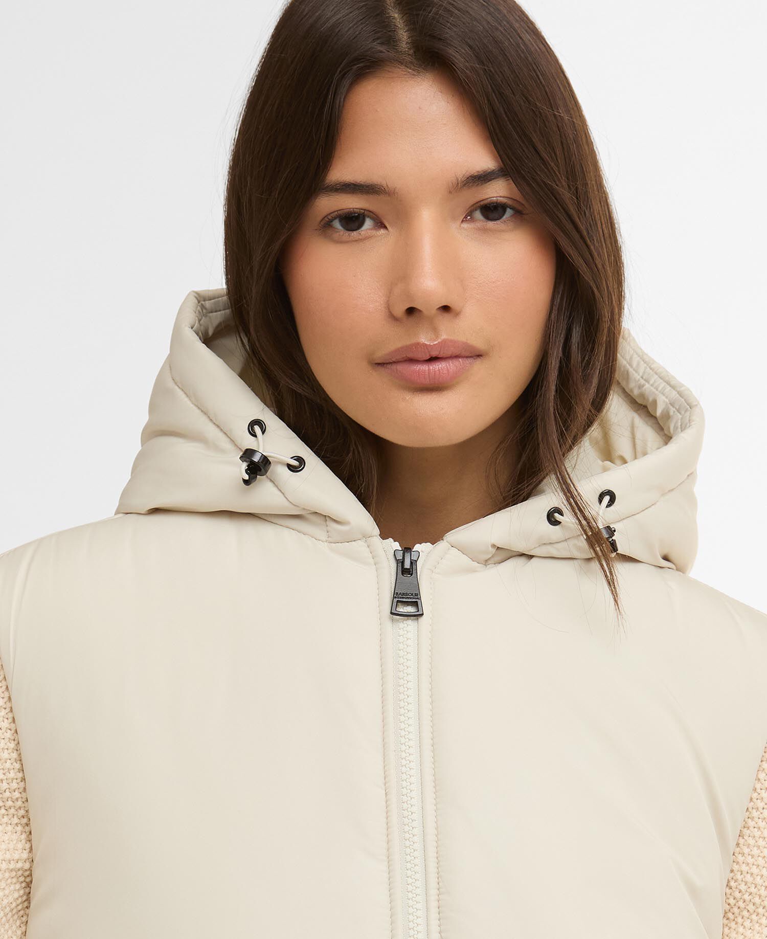 Calista Gilet Bone White