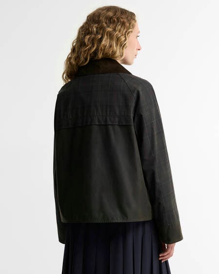 Tartan Reimagined Icons Tartan Spey Waxed Jacket Classic Tartan/Olive