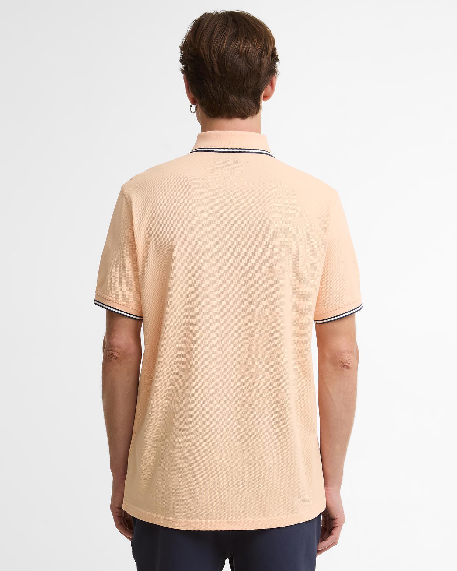 Poloshirt Evan Short-Sleeved Bleached Apricot