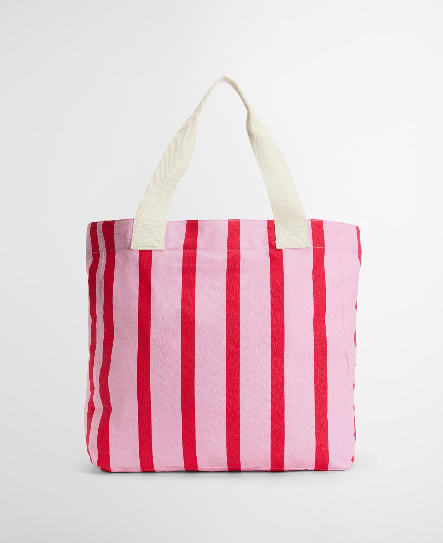 Emily Stripe Tote Bag Cherry Blossom