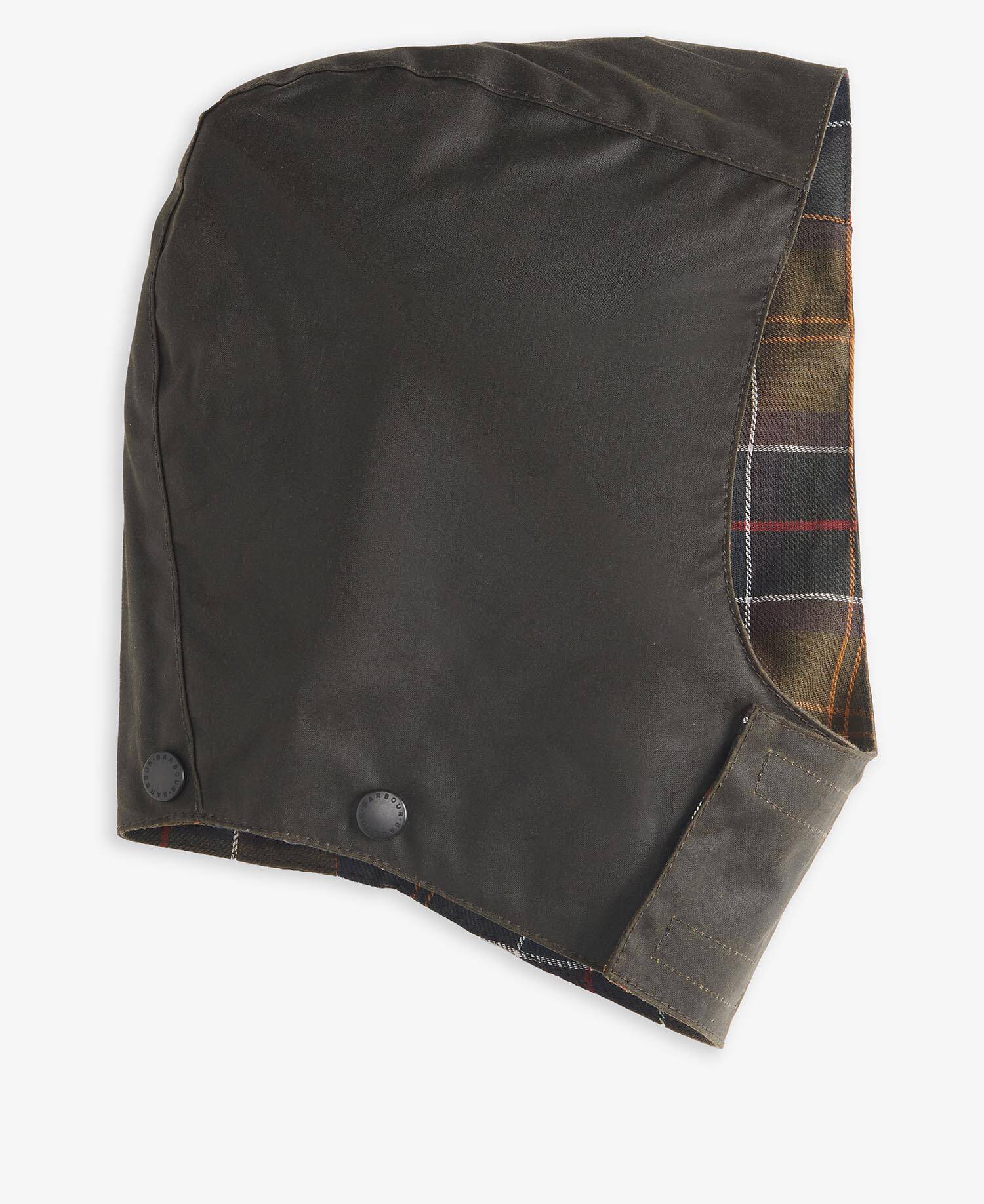 Childrens' Waxed Hood Olive image number 0