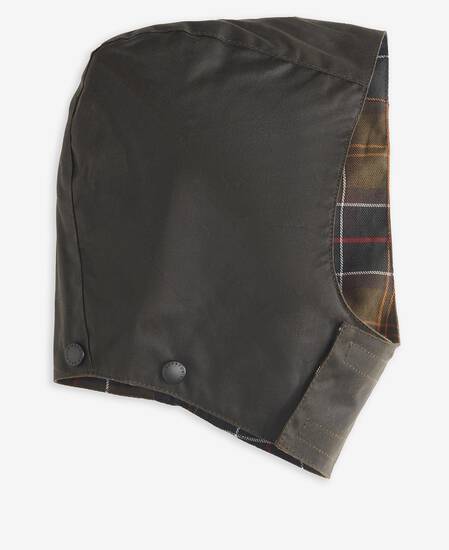 Childrens' Waxed Hood Olive
