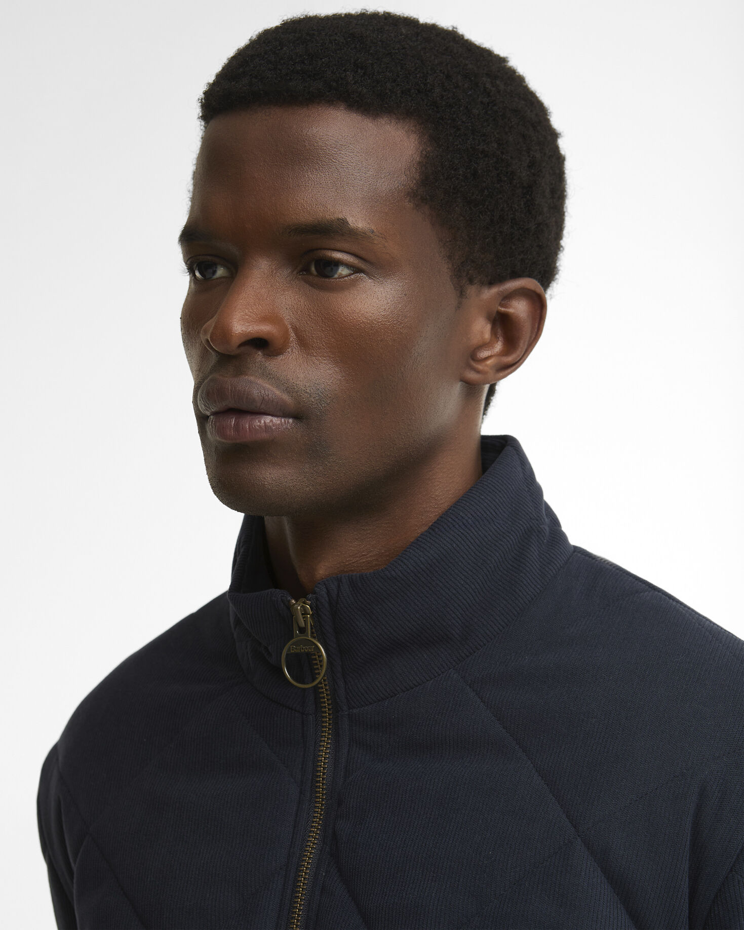 Corden Quilted Jacket Dark Navy