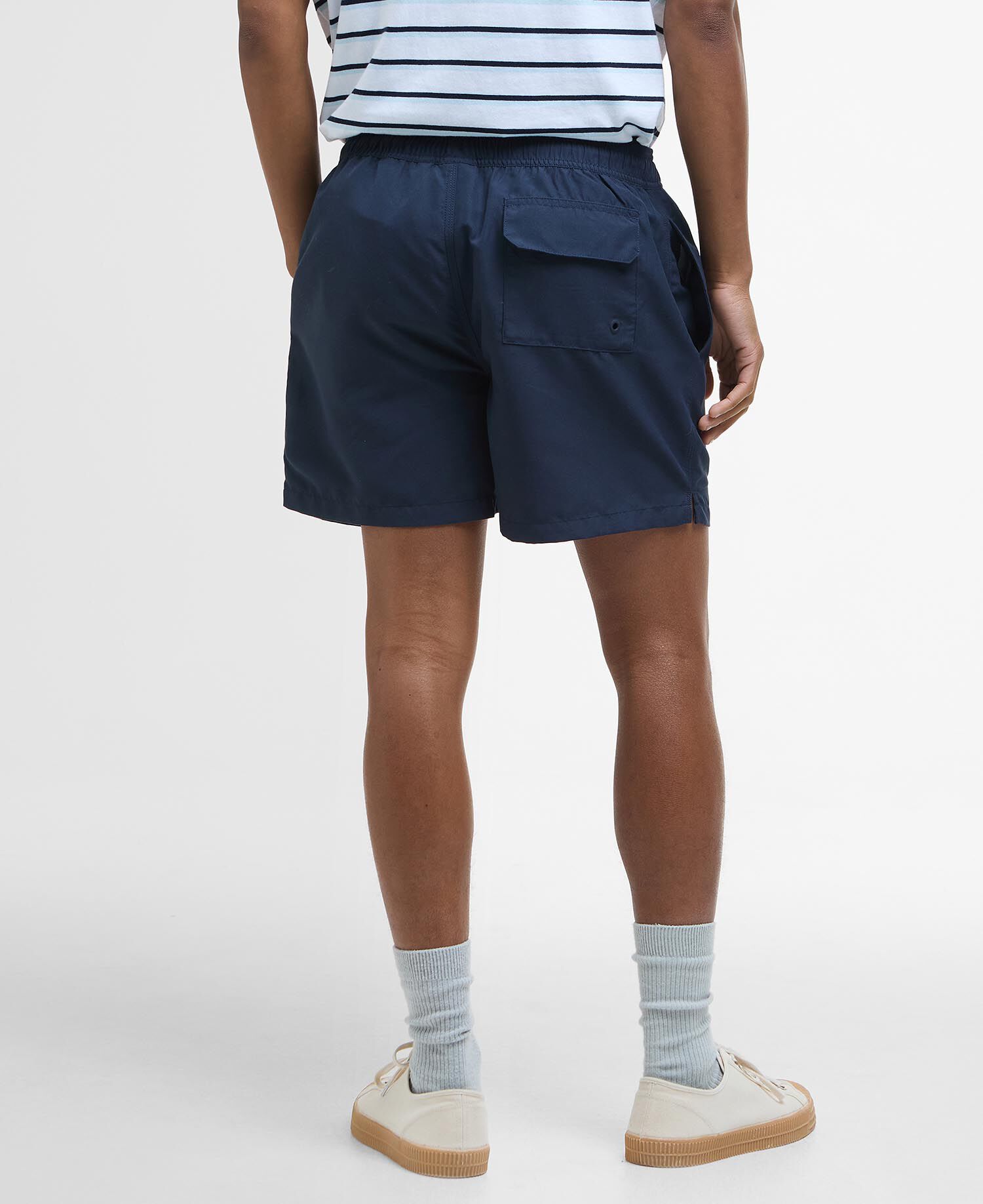 Staple Logo 7" Swim Shorts Classic Navy