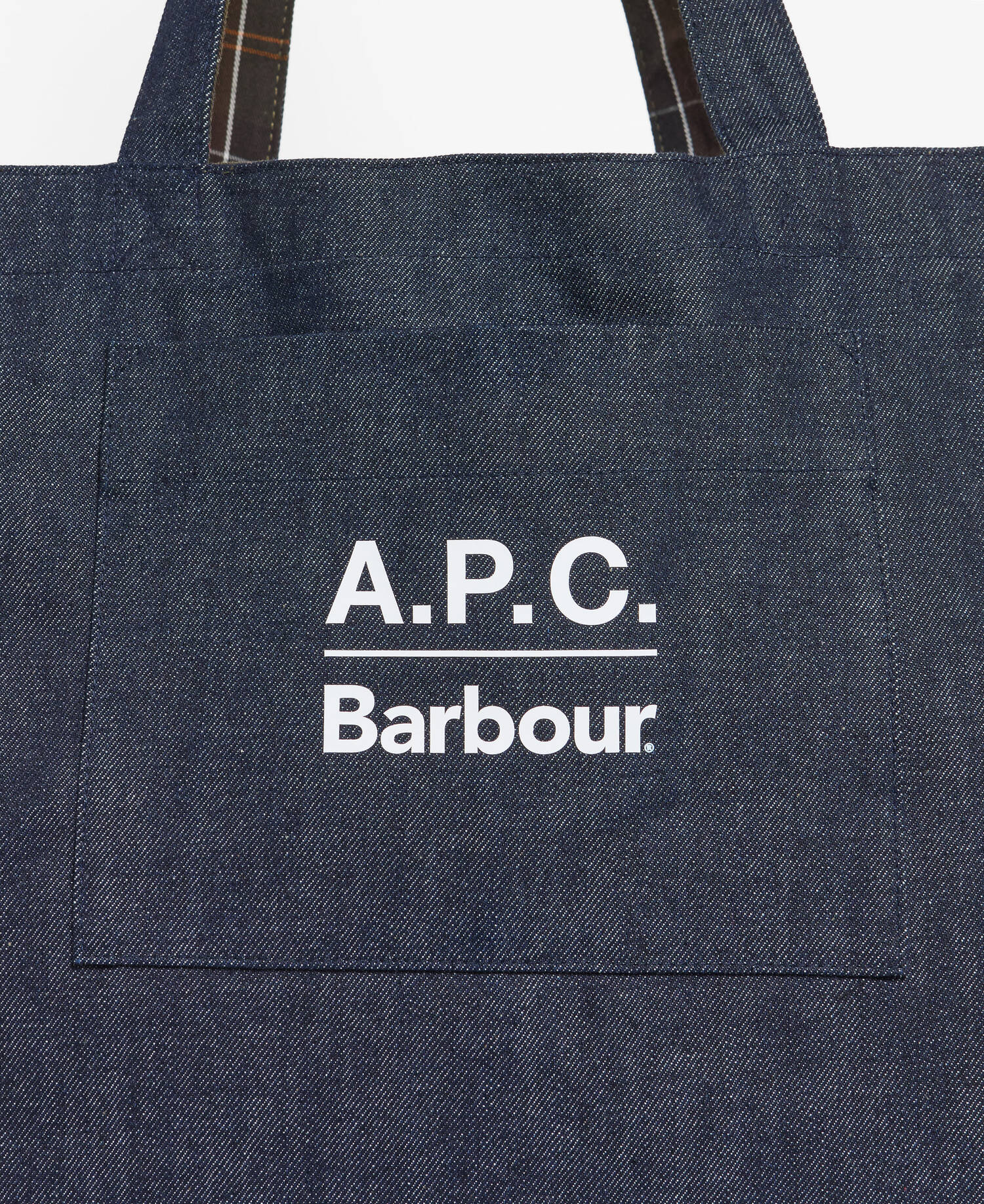 Borsone in denim Barbour x A.P.C. Denim image number 3