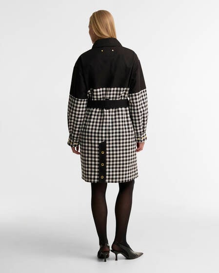 Jacke Gea Gingham Showerproof Northumberland Check/Black