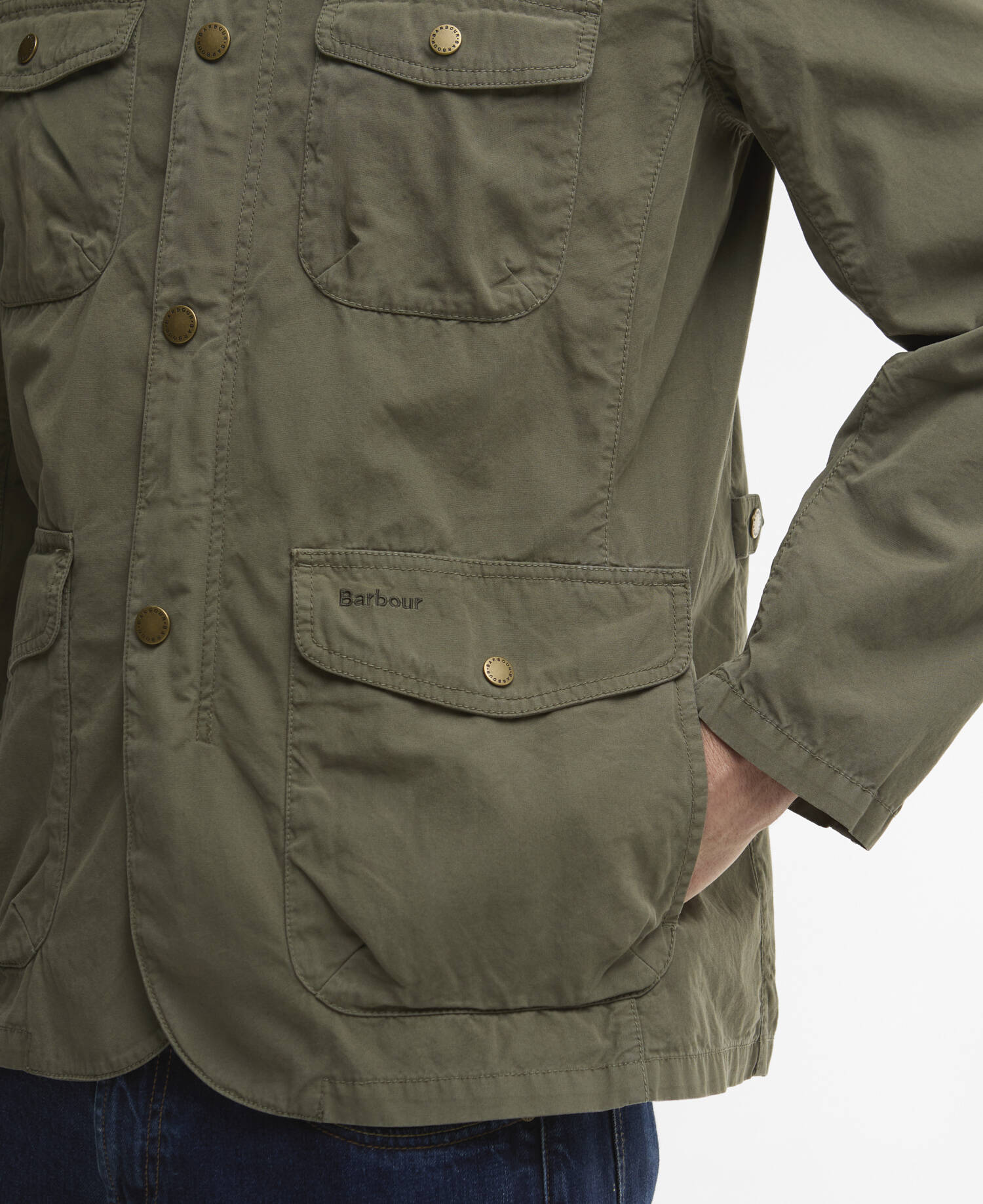 Ogston Casual Jacket Dusty Olive image number 5