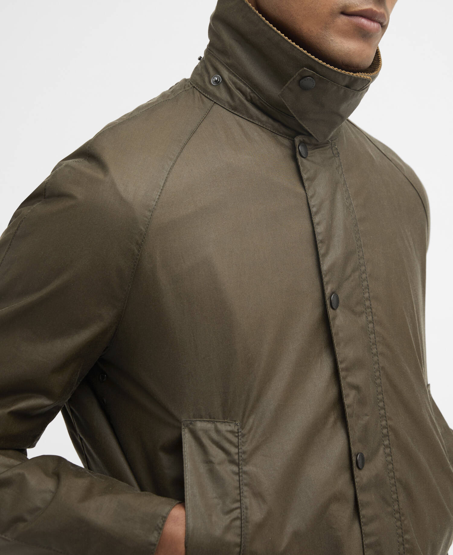 Lightweight Ashby Waxed Jacket Beech image number 5