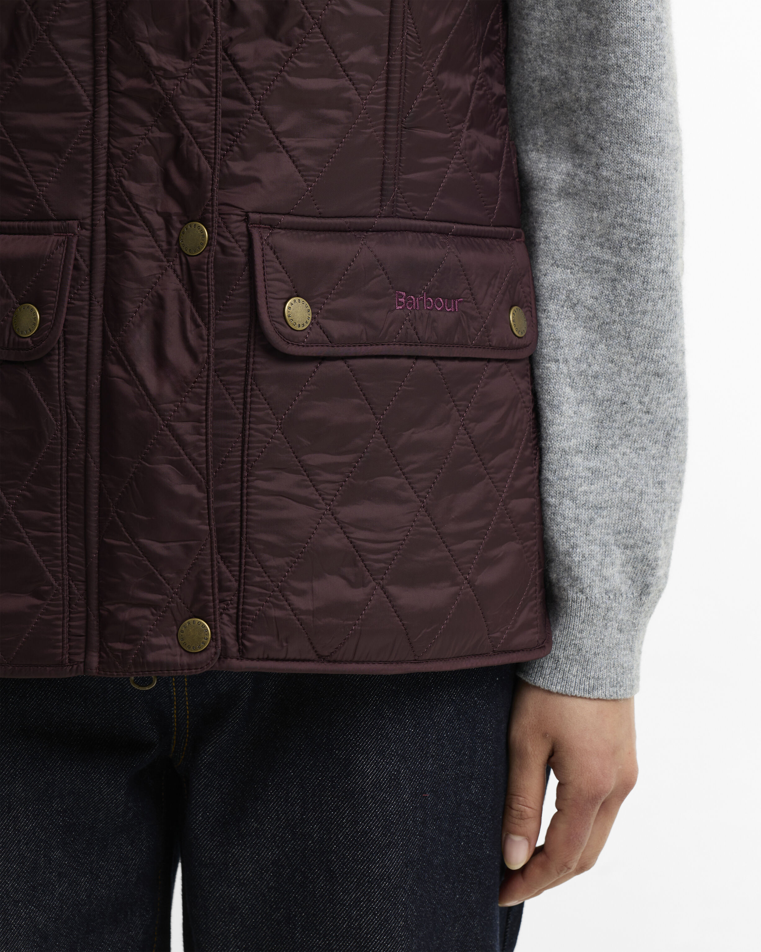 Wray Gilet Black Cherry