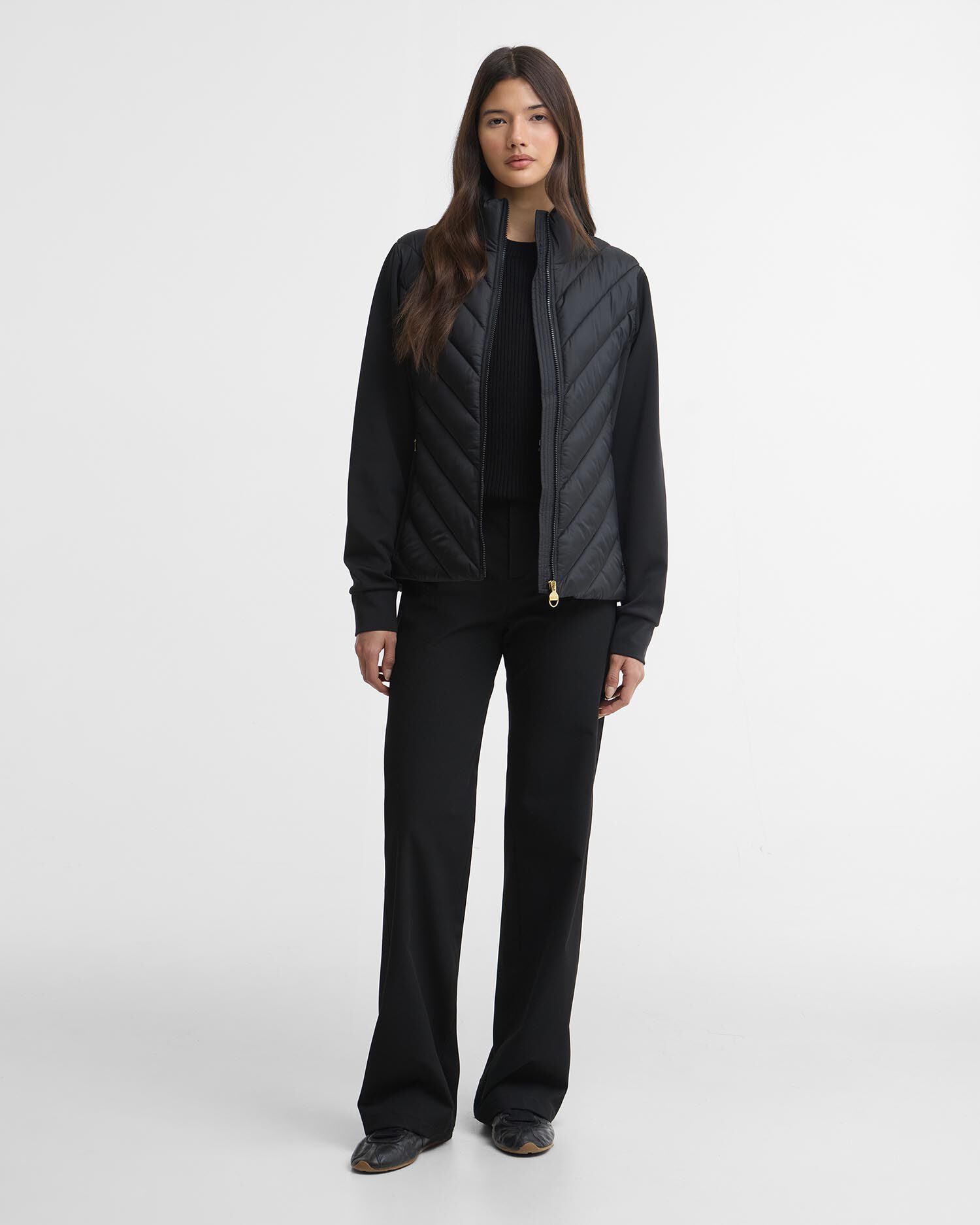 Luxara Quilted Sweat Black