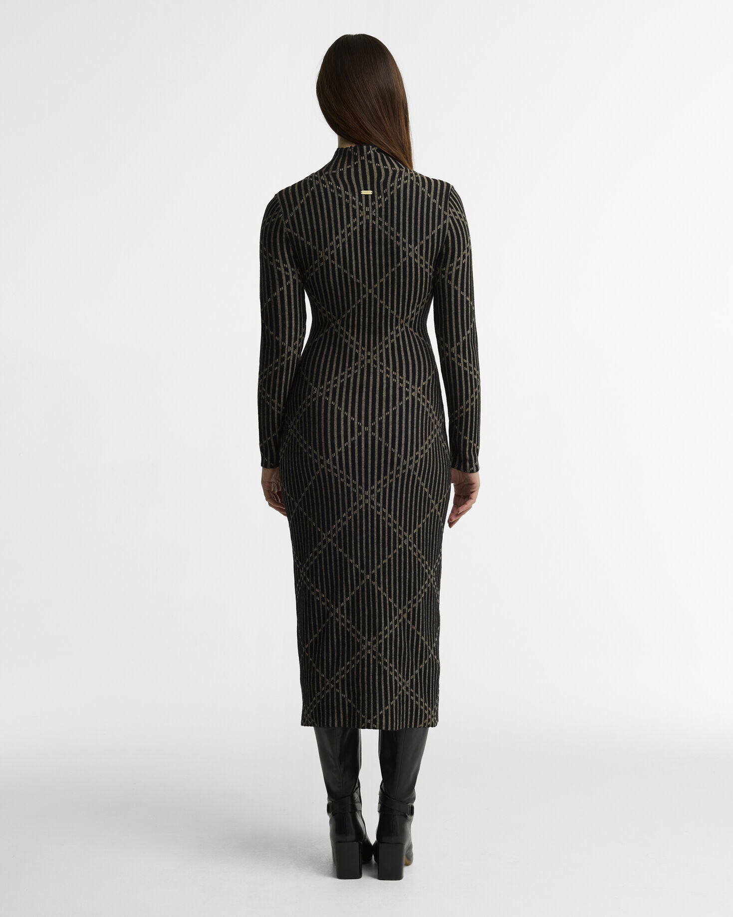 Adina Knitted Dress Black Multi