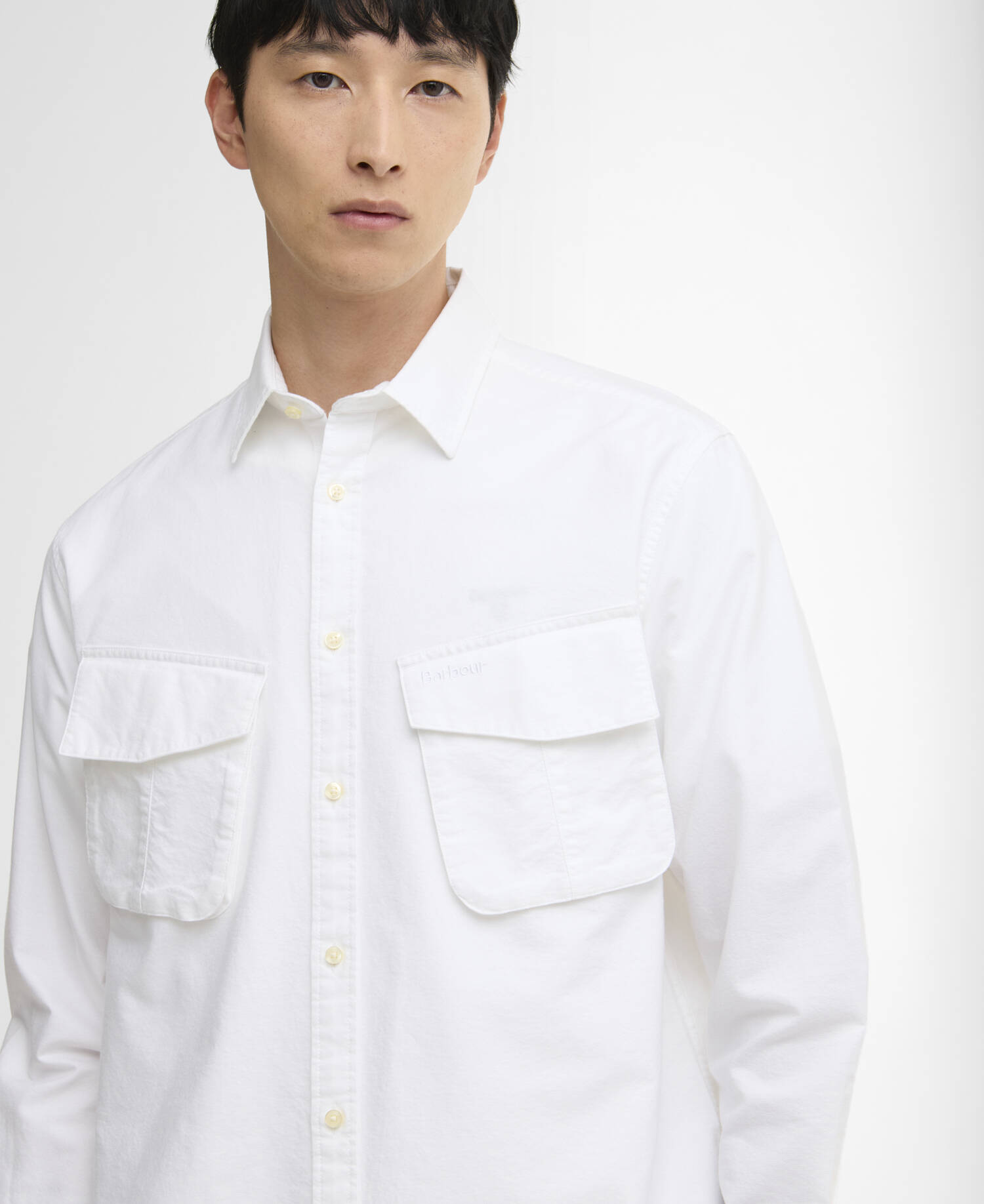 Hemd Arnham Oversized Oxford Jungle White image number 3