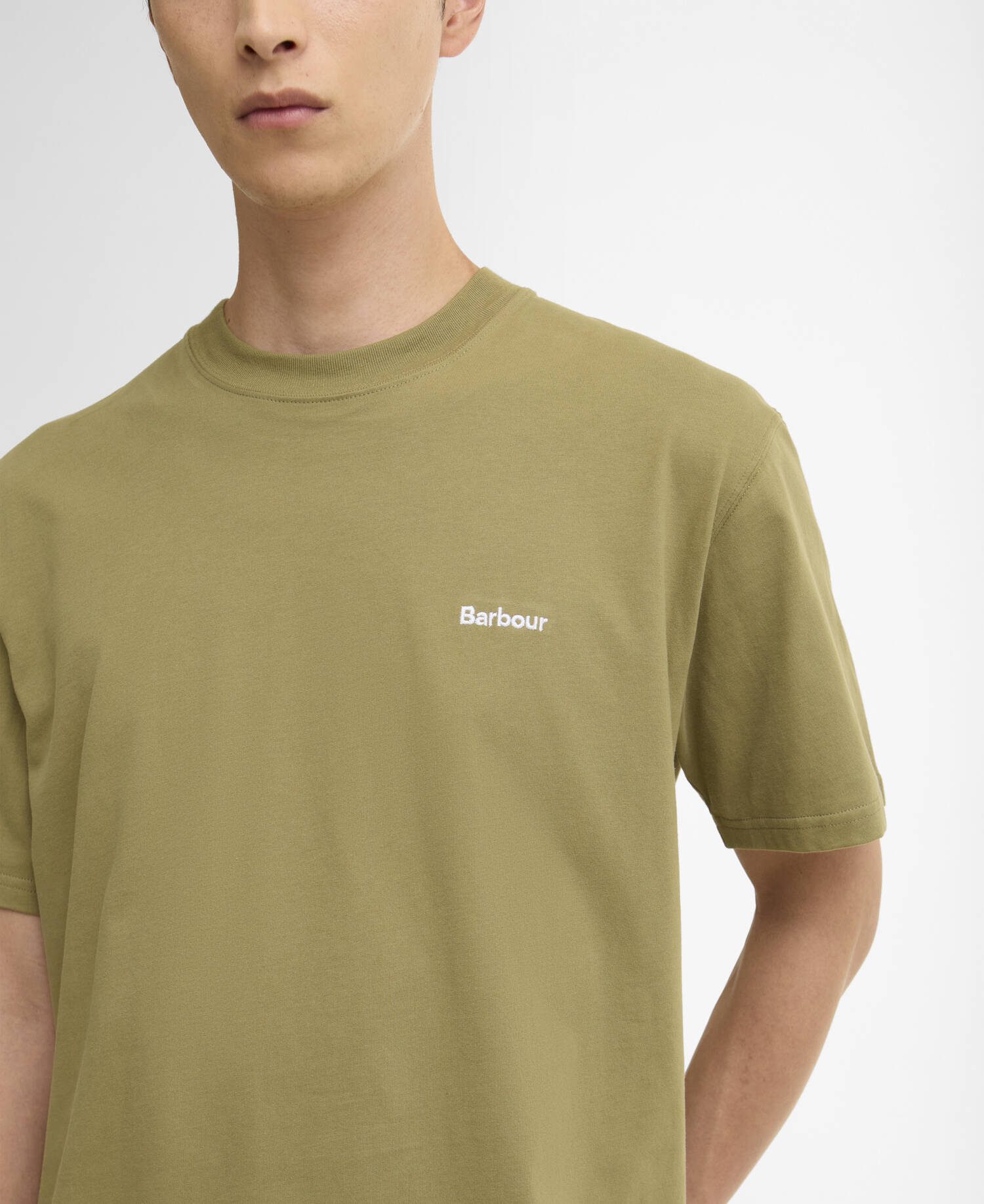T-Shirt Dalton Logo Oversized Bleached Olive image number 3