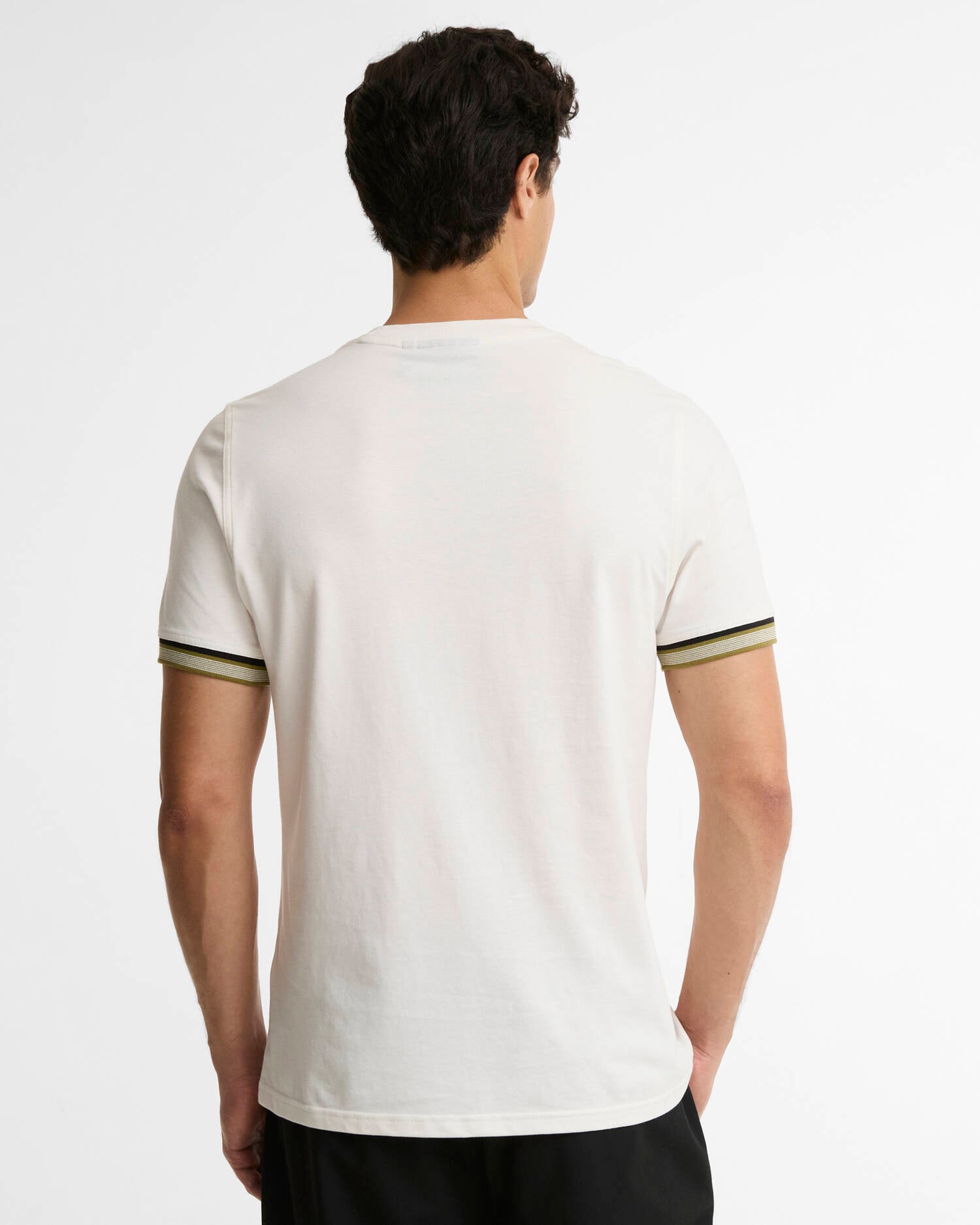 Newport Tipped T-Shirt Whisper White image number 2