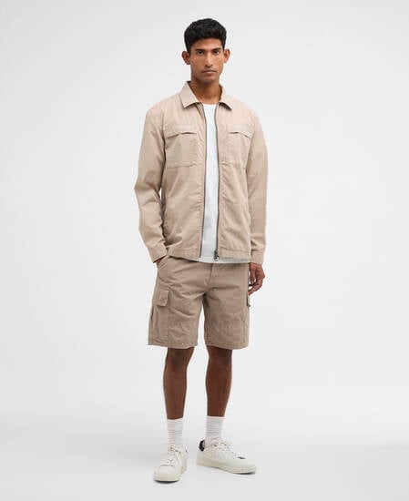 Shorts cargo in ripstop Concrete