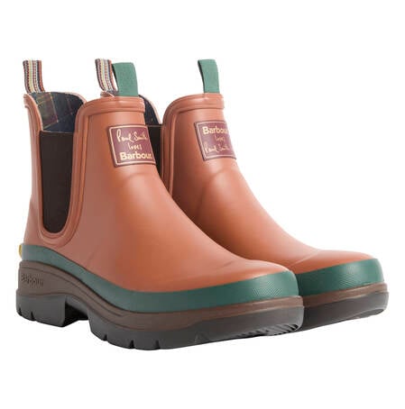 Paul Smith Loves Barbour Men's Chelsea Wellingtons Russet