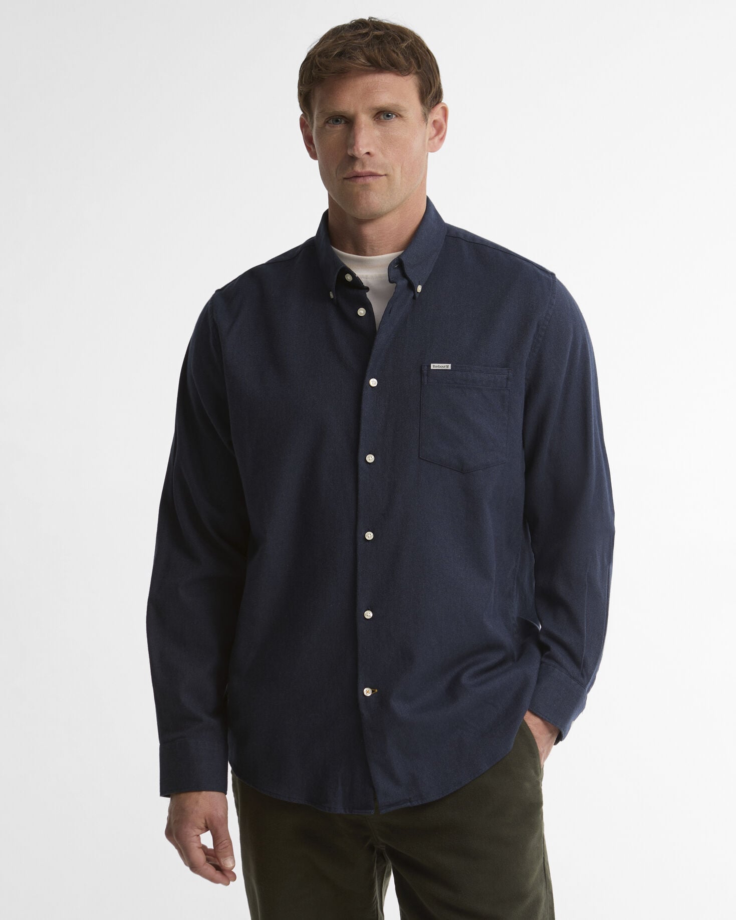 Camicia Sparrowhill a maniche lunghe con vestibilit&agrave; regular Navy