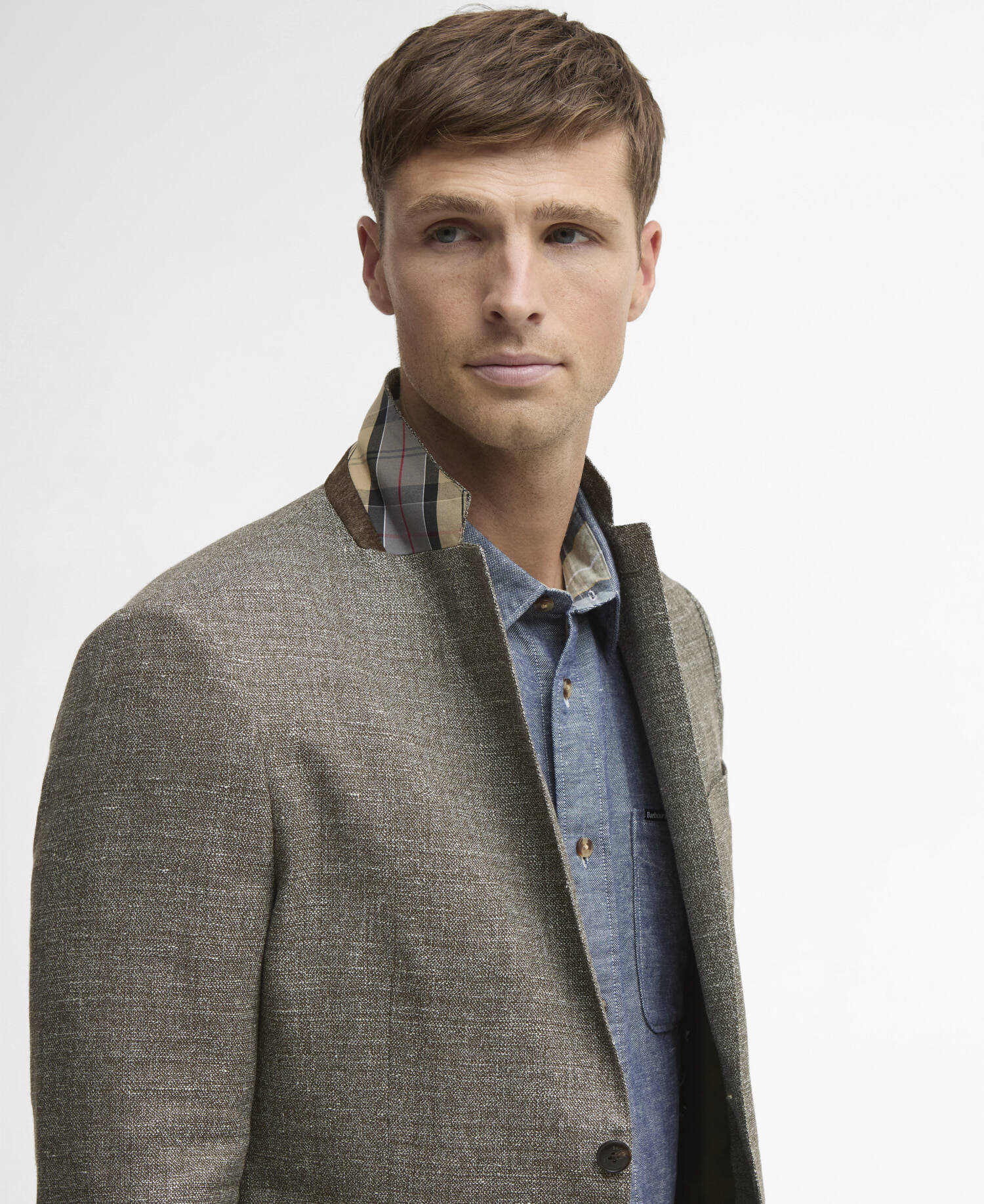 Blazer m&eacute;lange Auckland Olive image number 4
