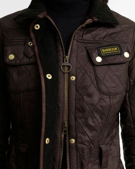 Jacke International Polarquilt Truffle