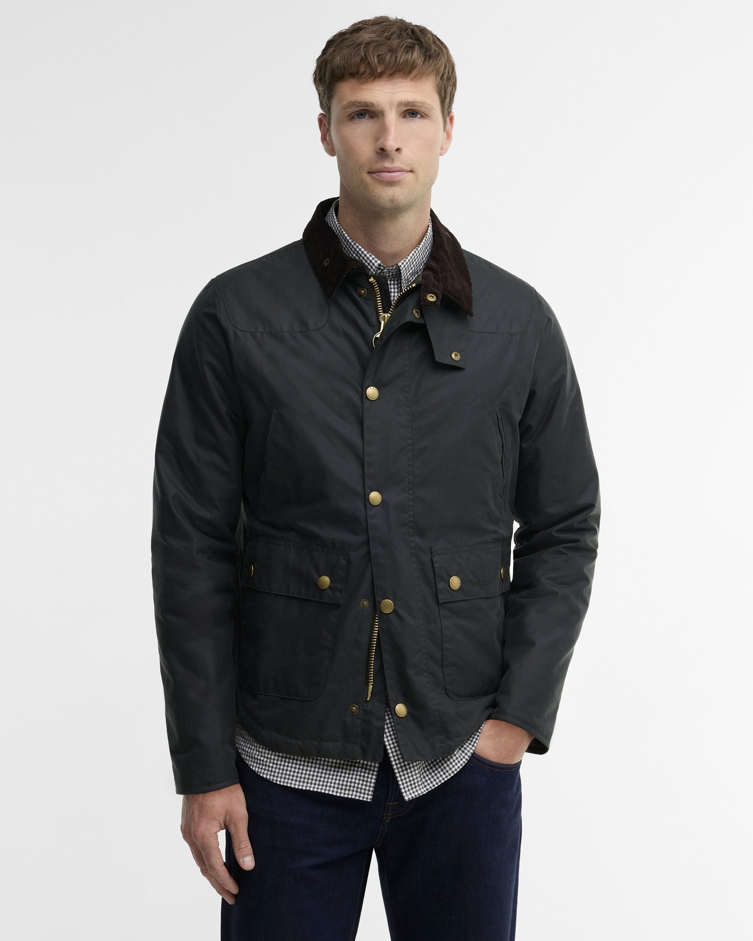 Reelin Waxed Jacket Sage