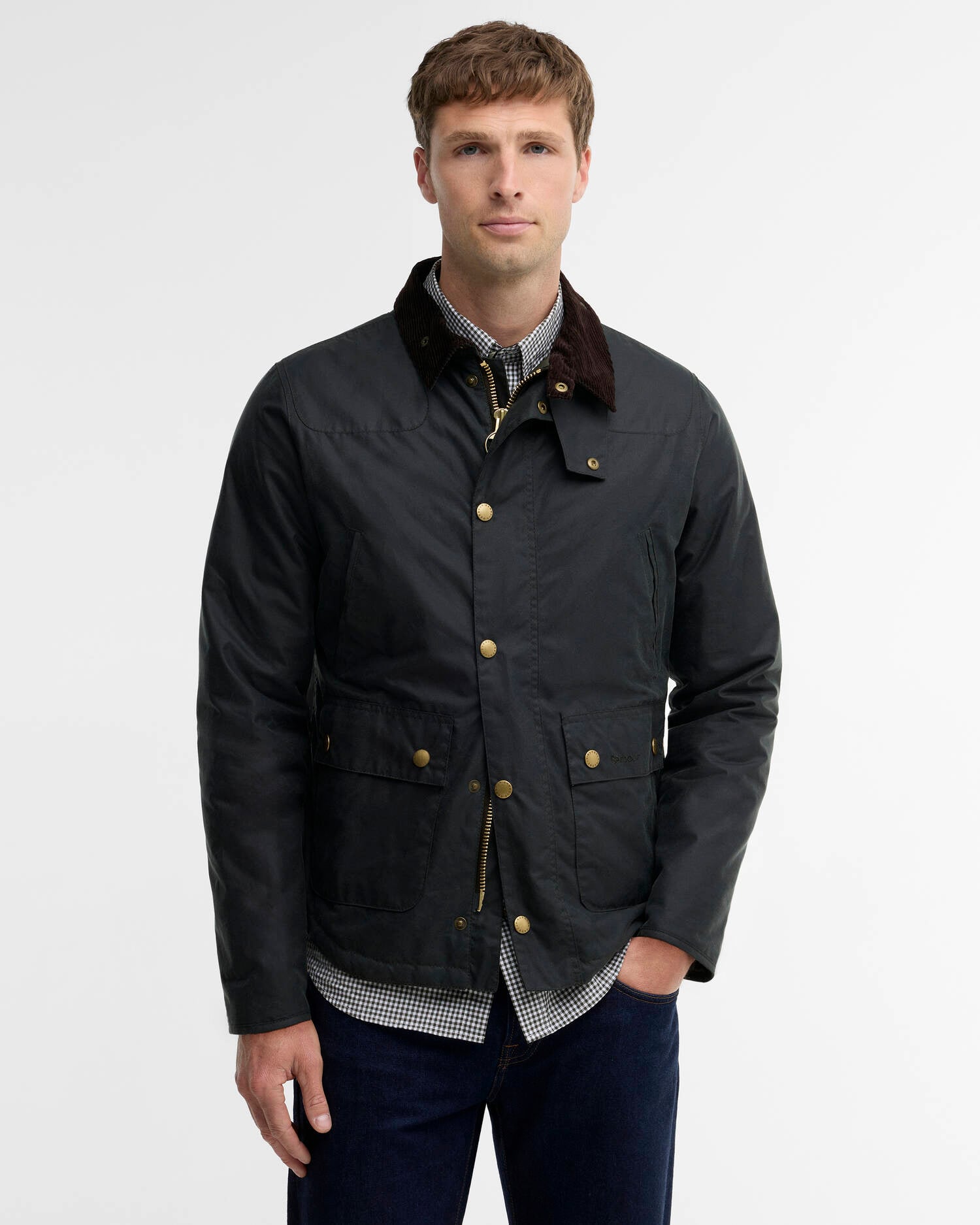 Reelin Waxed Jacket Sage image number 0