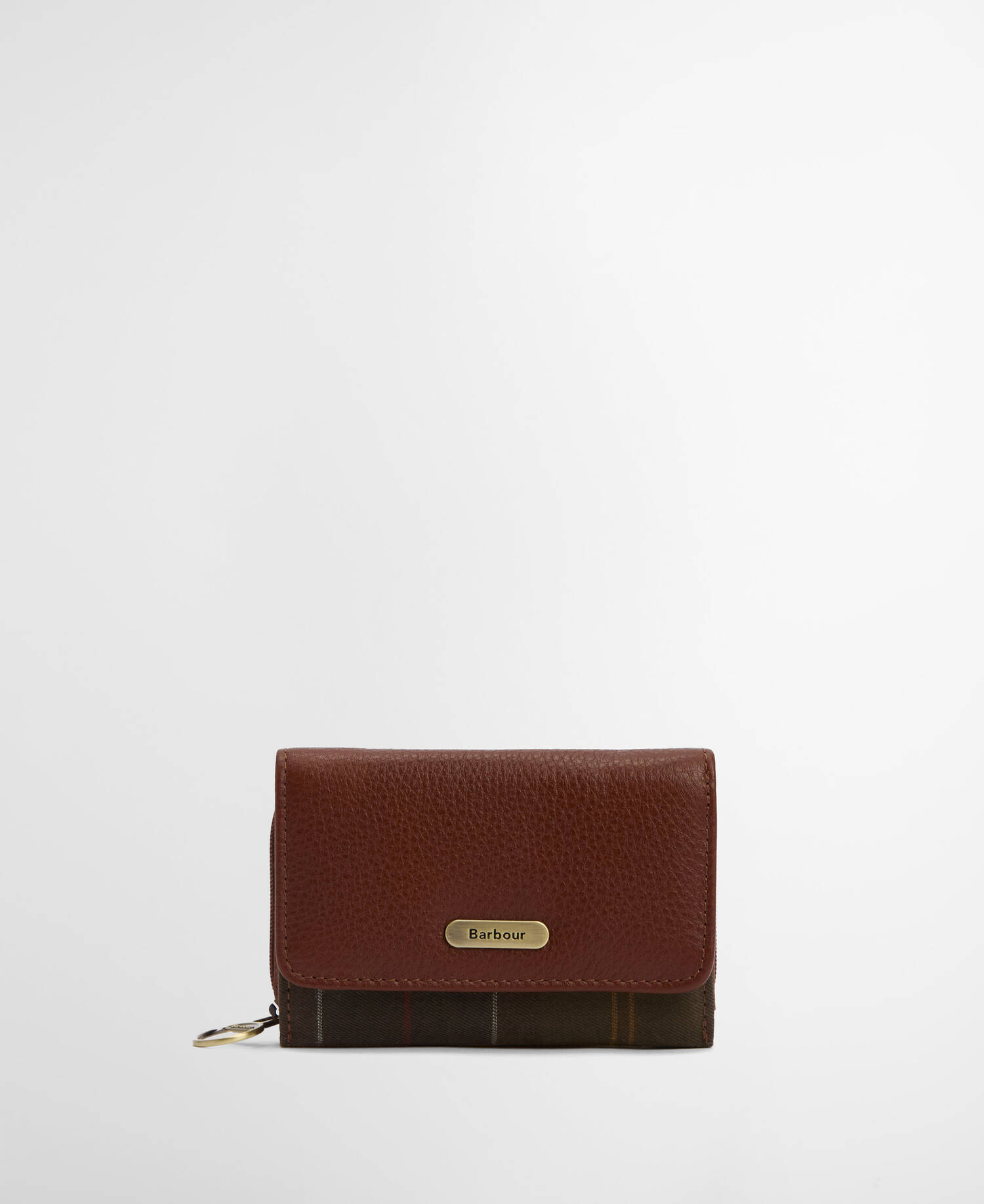 Rosa Leather French Purse Brown/Classic Tartan image number 0