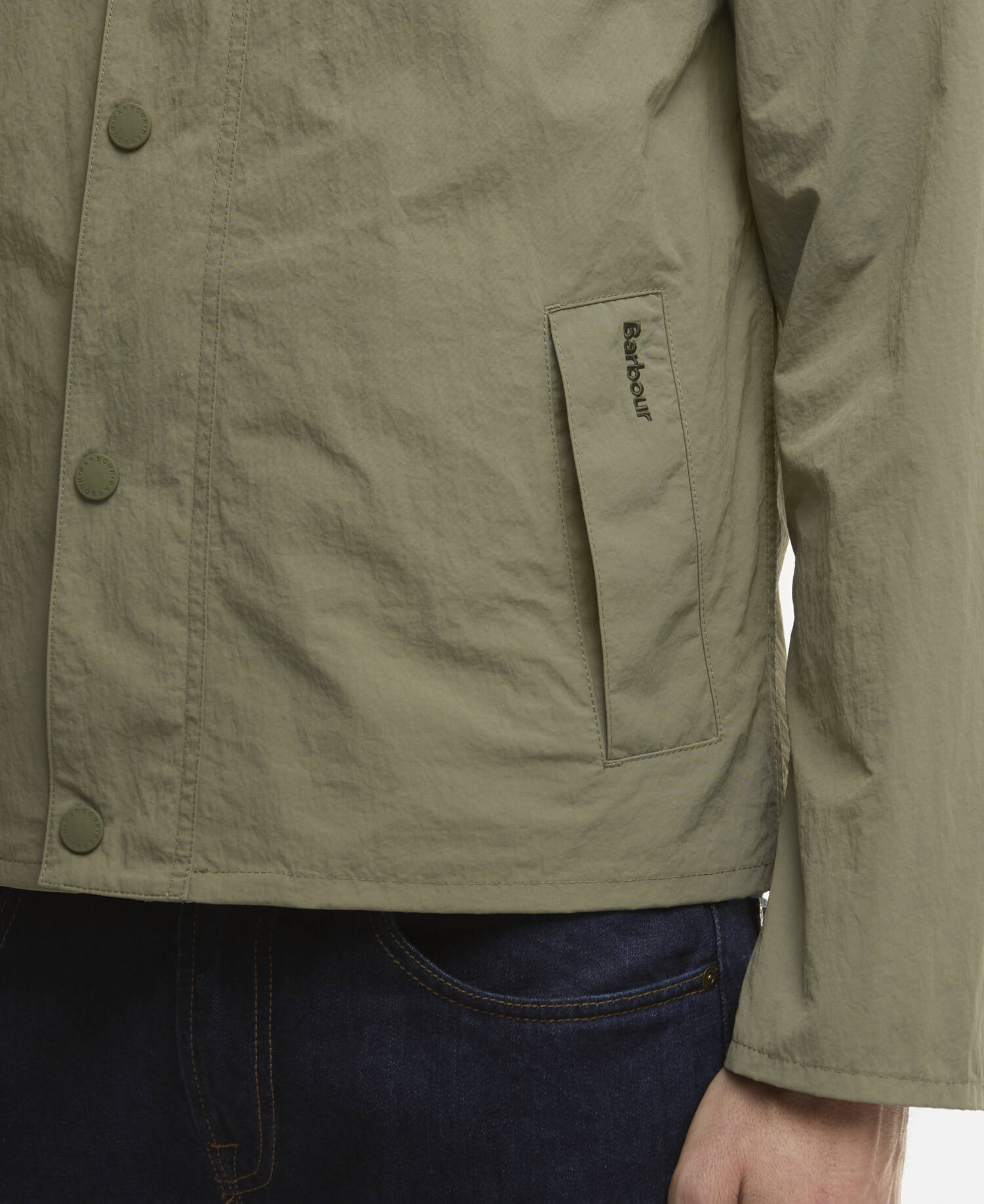 Jacke Tracker Showerproof Dusty Olive image number 5
