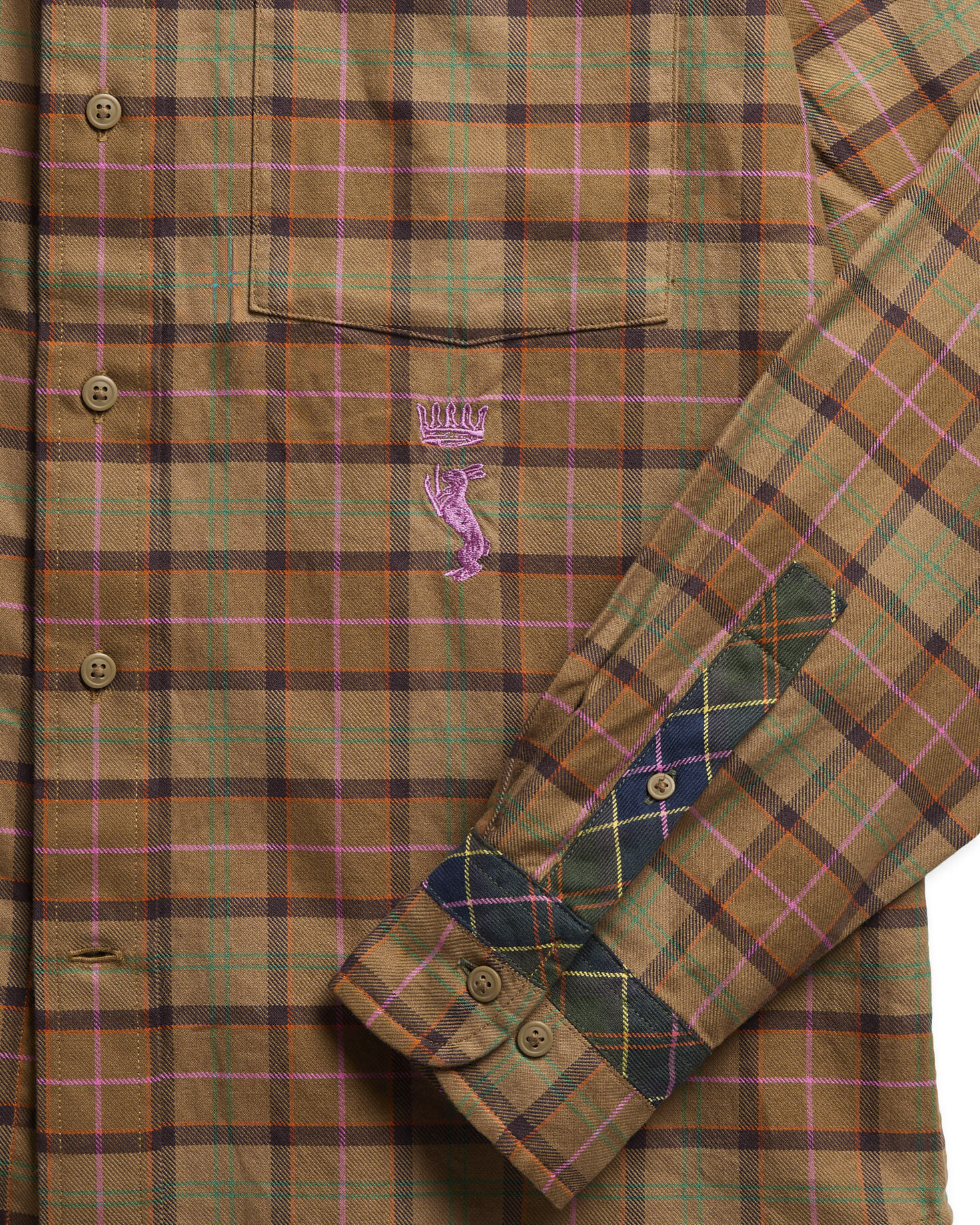 Paul Smith Loves Barbour Tailored Tartan Long-Sleeved Shirt PS Muted