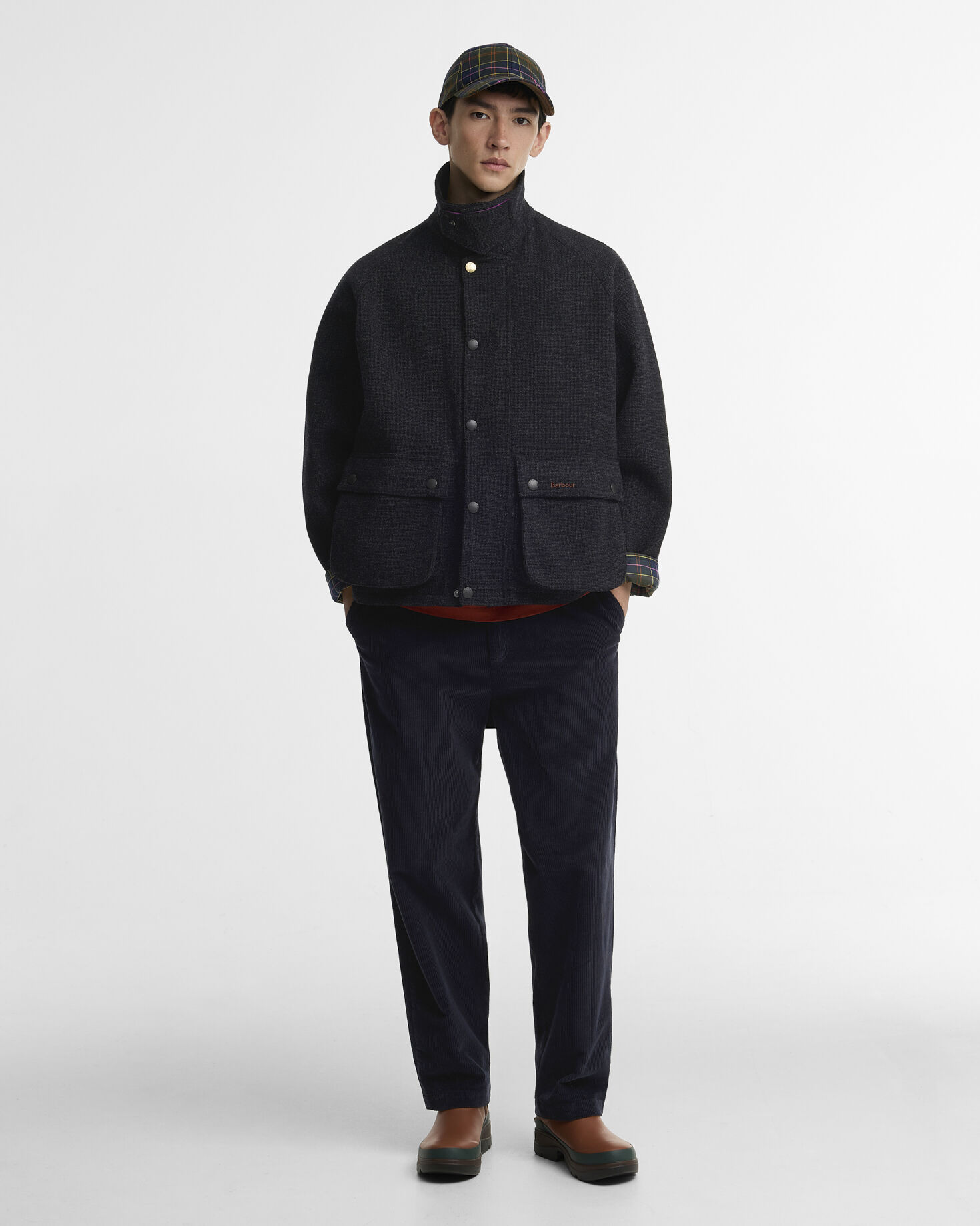 Buy Paul Smith Loves Barbour Transport Wool Jacket for USD 890.00