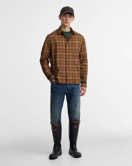 Paul Smith Loves Barbour Tailored Tartan Long-Sleeved Shirt PS Muted