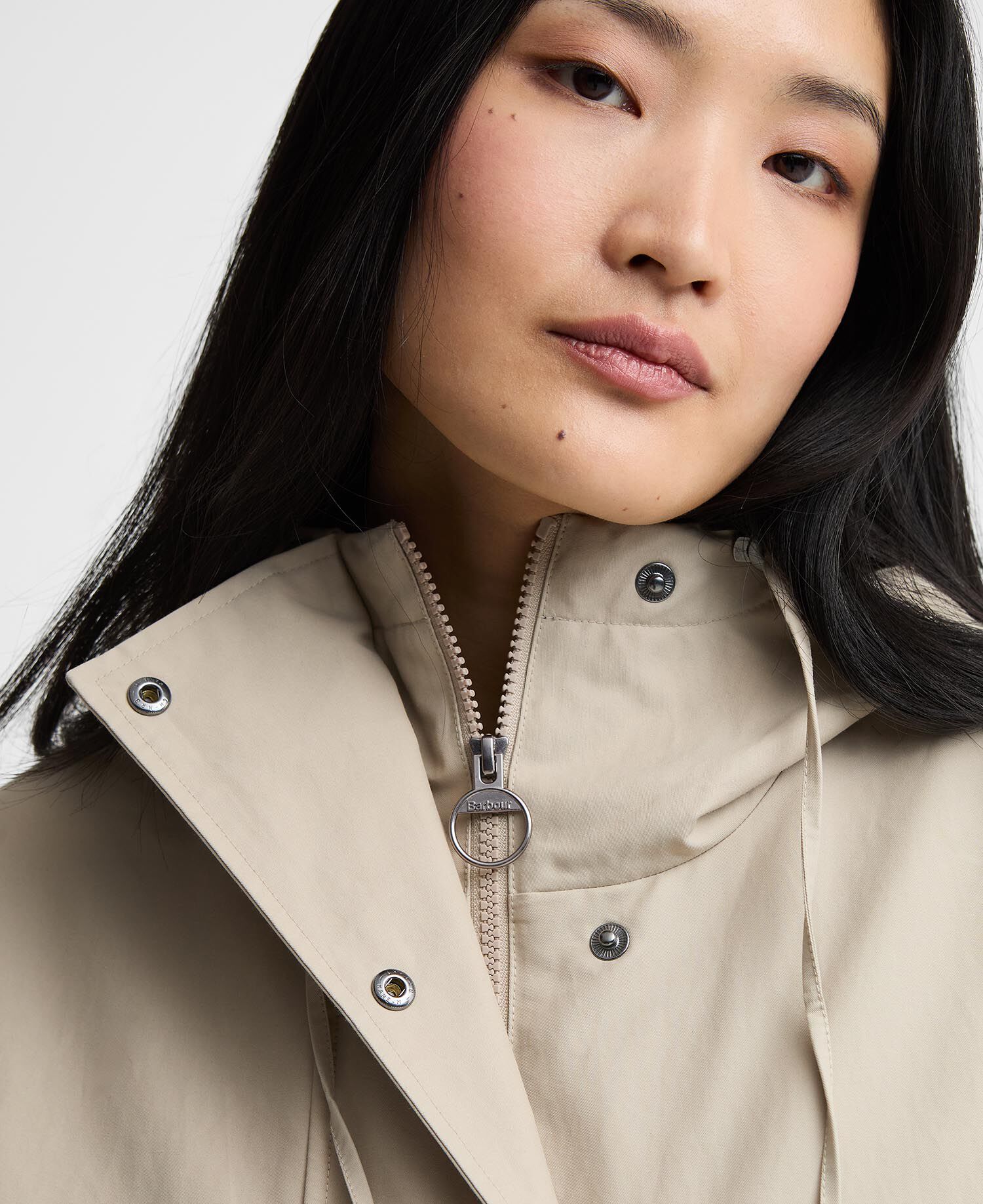 Jacke Kingswood Showerproof Light Sand/Navy Gingham