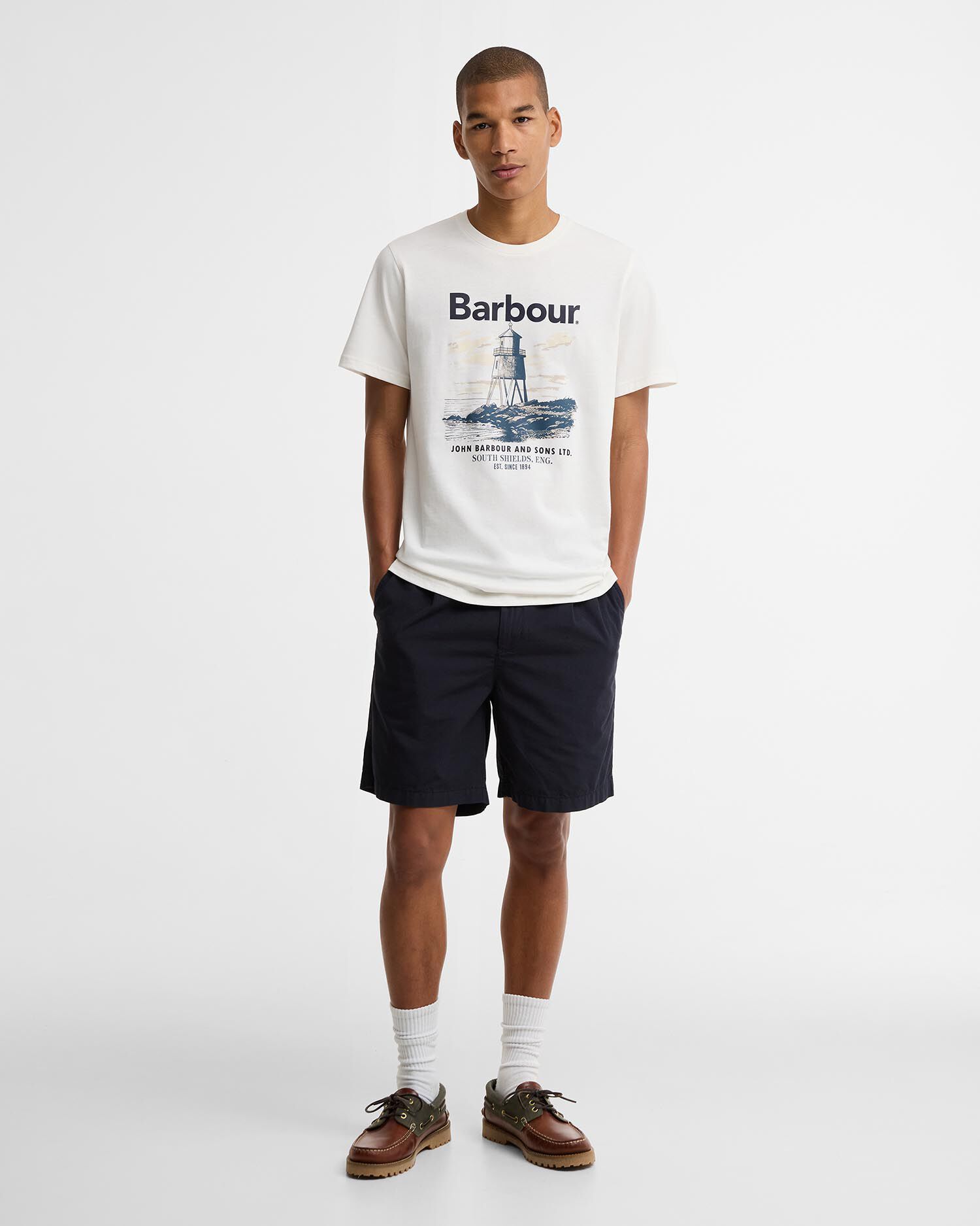Harbourside Graphic T-Shirt Whisper White