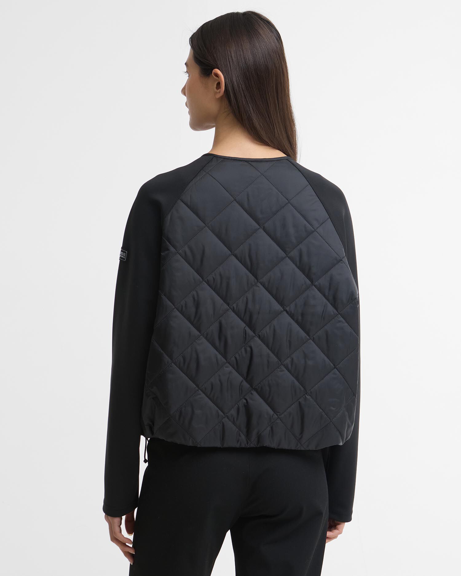 Seren Quilted Sweat Black