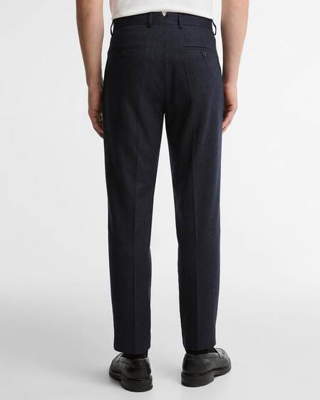 Barbour Hose Fairford Herringbone Tailored Navy