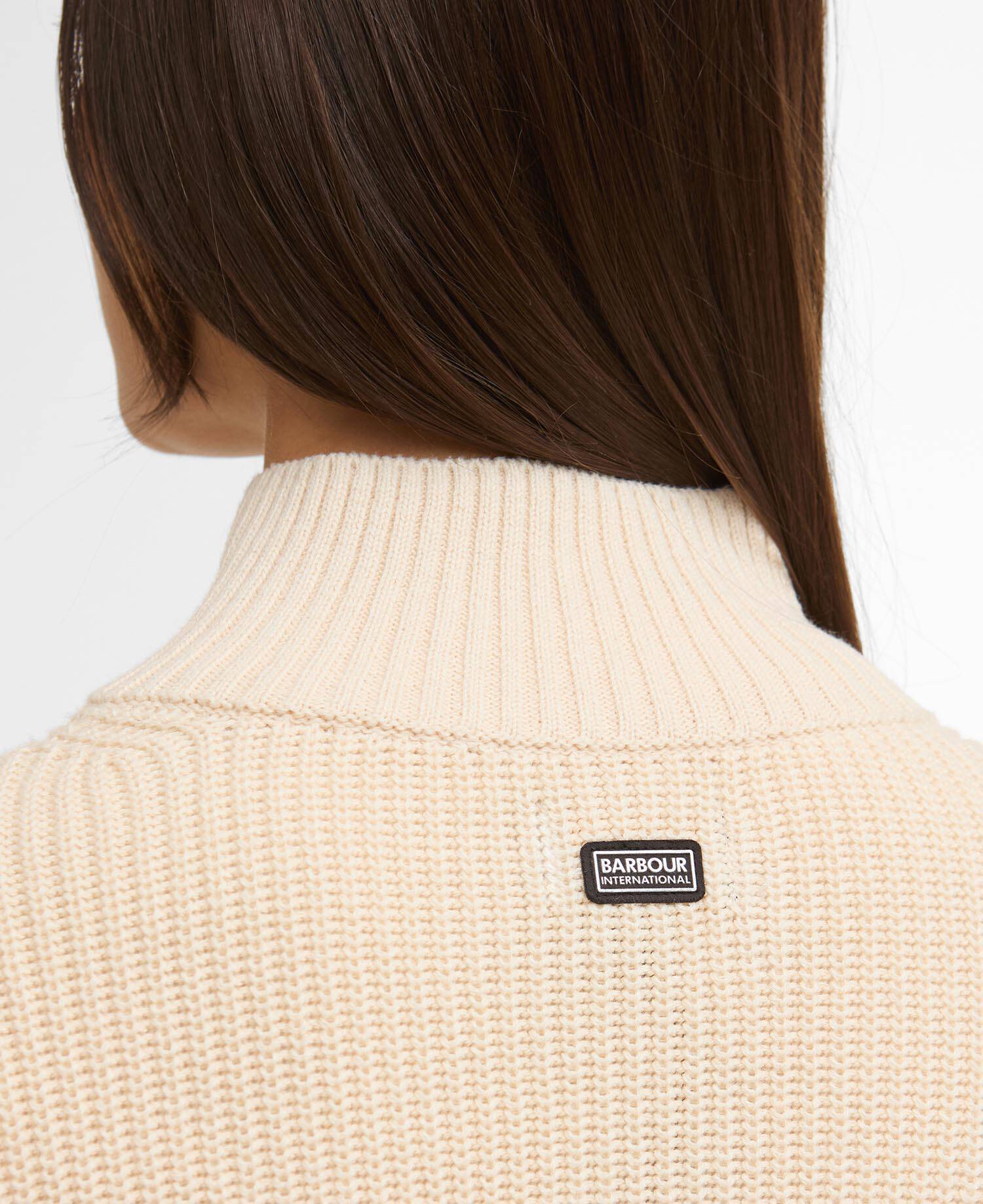 Strickpullover Kennedy Half-Zip Bone White image number 4