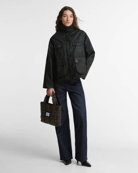 Barbour x A.P.C. Spey Waxed Jacket Sage