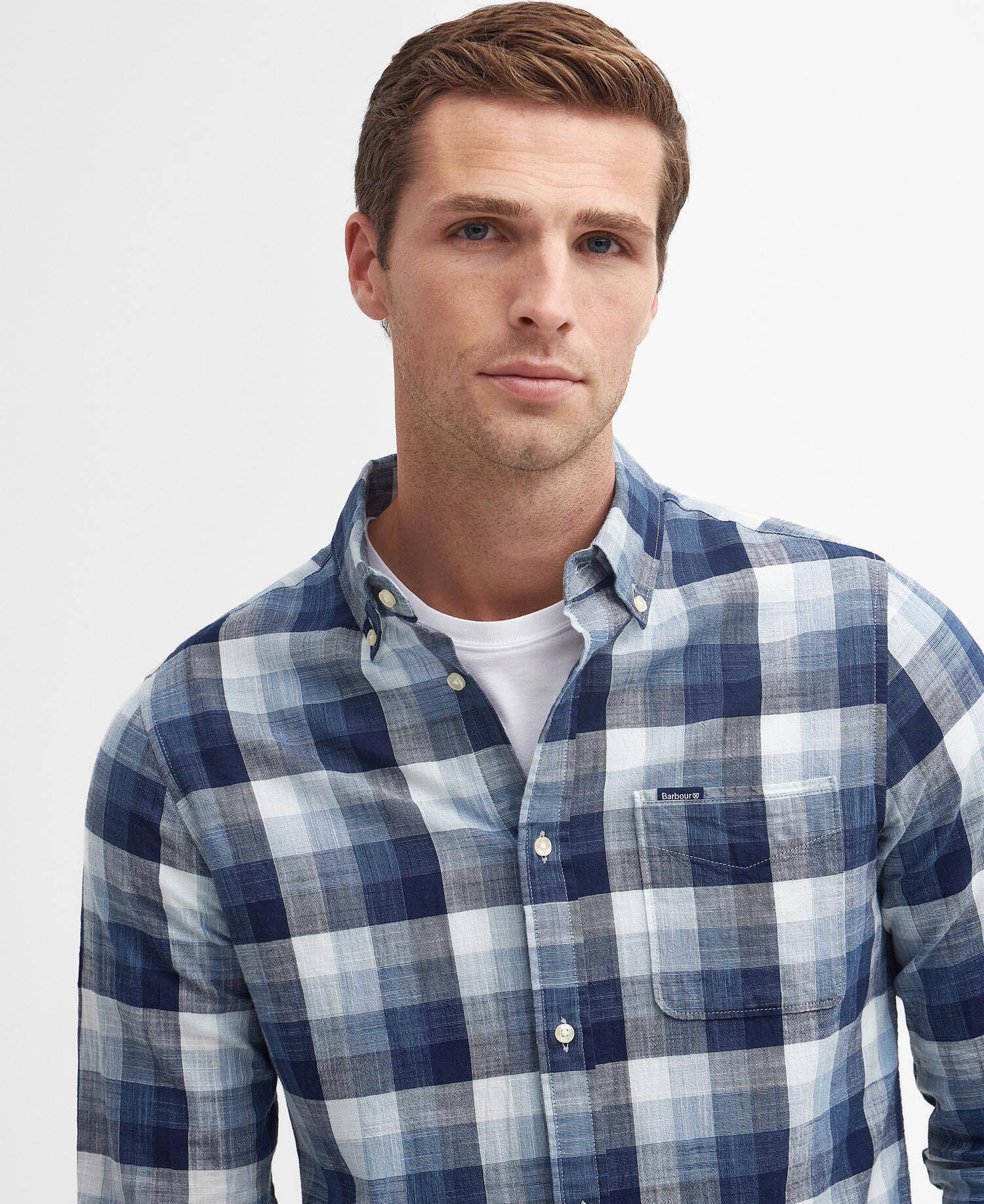 Hillroad Tailored Long-Sleeved Shirt Classic Navy image number 3
