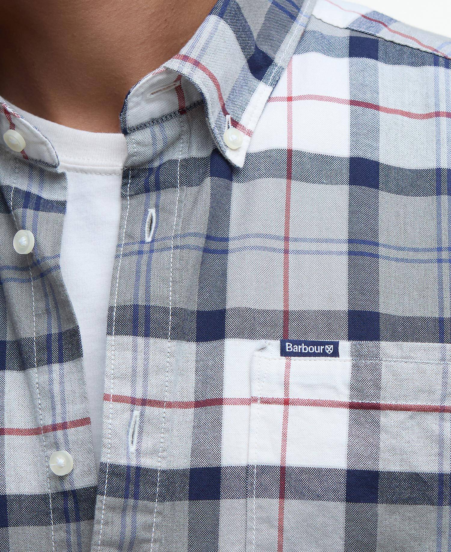 Lewis Tailored Long-Sleeved Shirt Bleached Pine Tartan image number 4