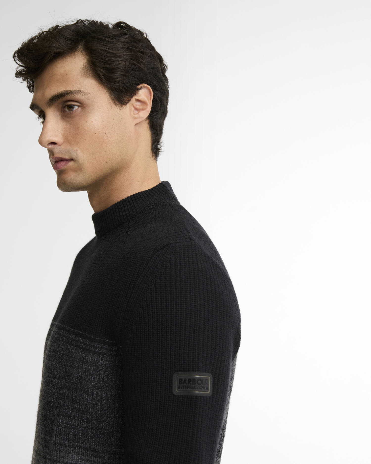 Raynes Crew Neck Jumper Black image number 3