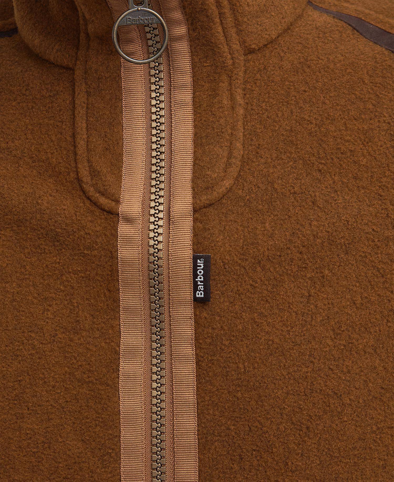Langdale Fleece Gilet Rust Brown image number 4