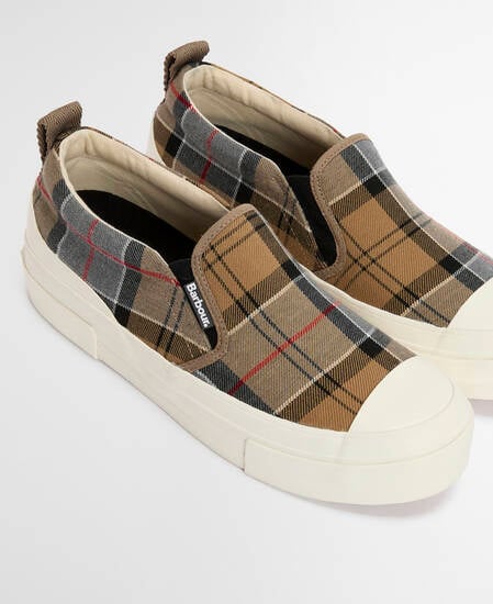 Cowan Slip-On Trainers Dress Tartan