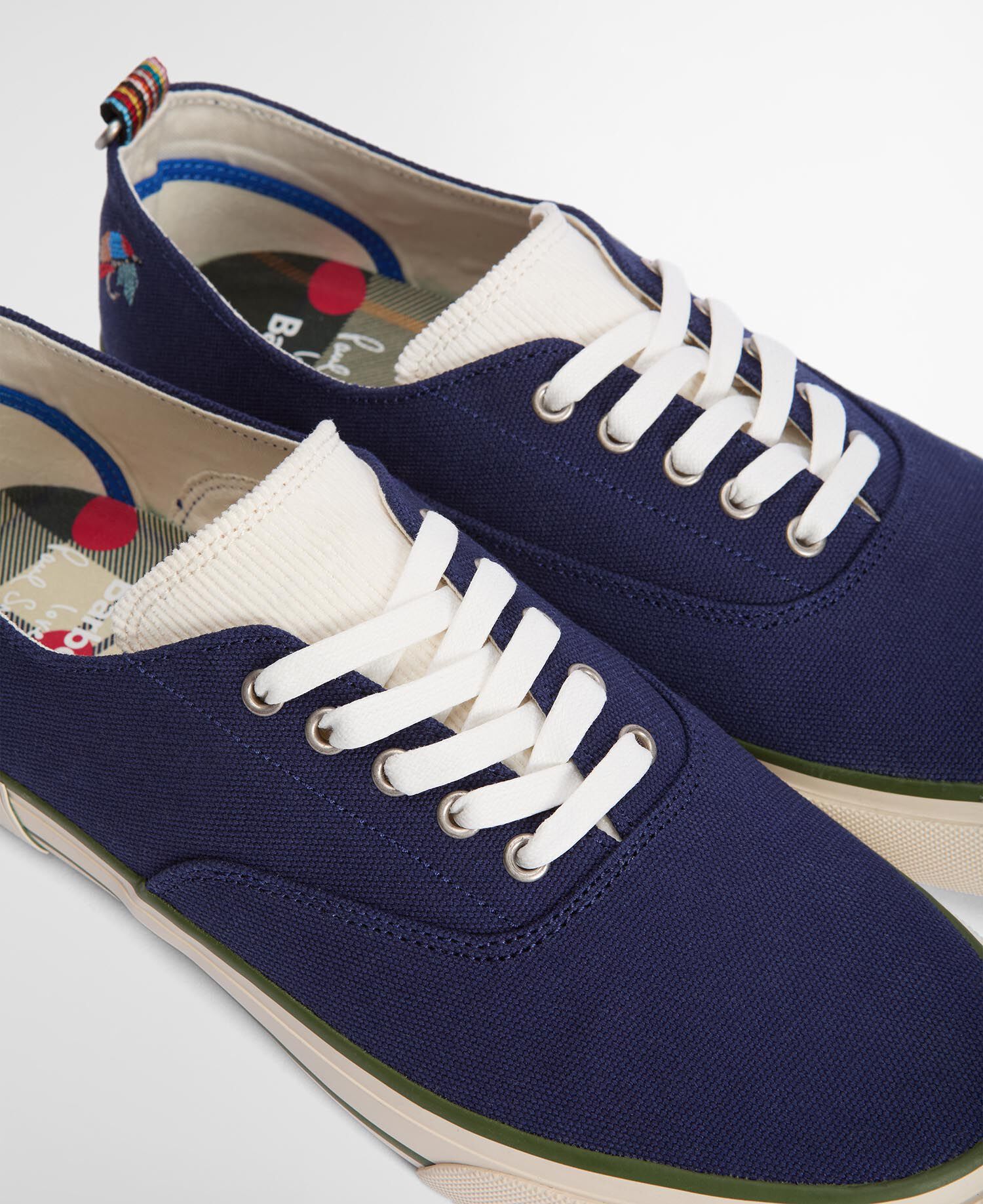 Paul Smith Loves Barbour Men's Plimsolls Dark Navy
