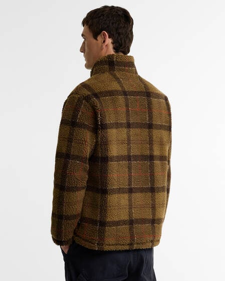 Harley Tartan Half-Zip Fleece Muted Tartan