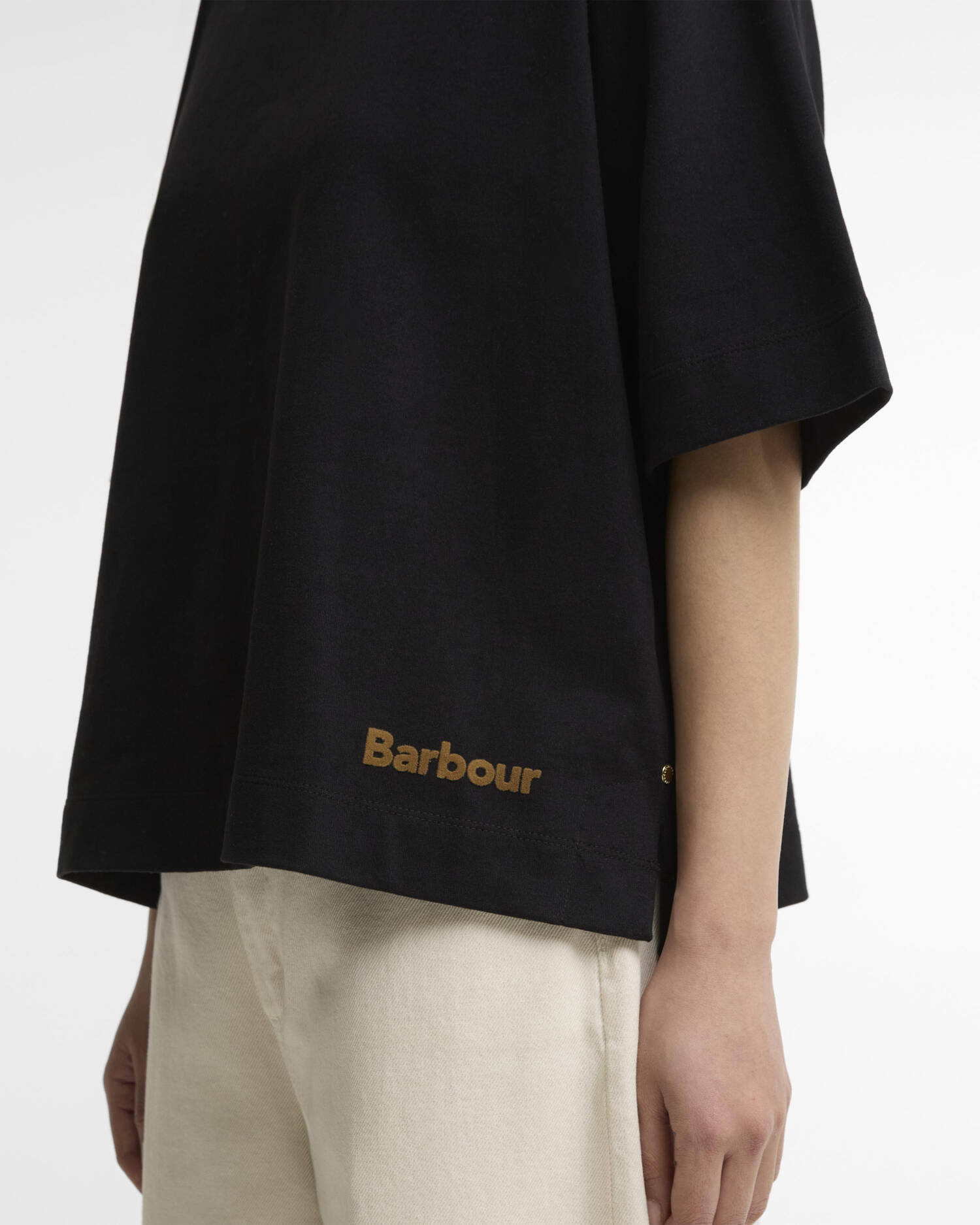 Barbour T-Shirt Willowmere Oversized Black image number 3